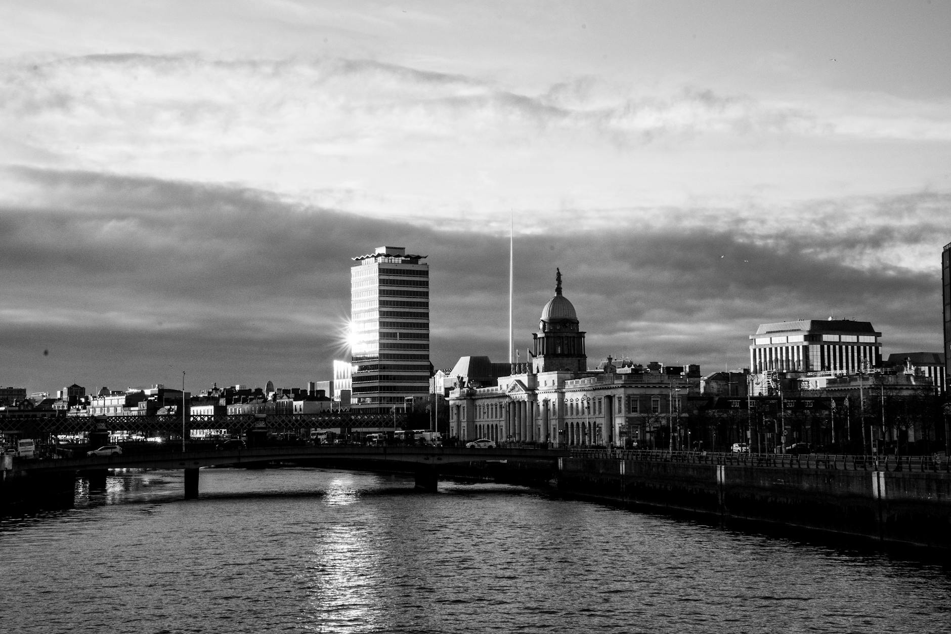 Belfast street scene for lodging and route planning.