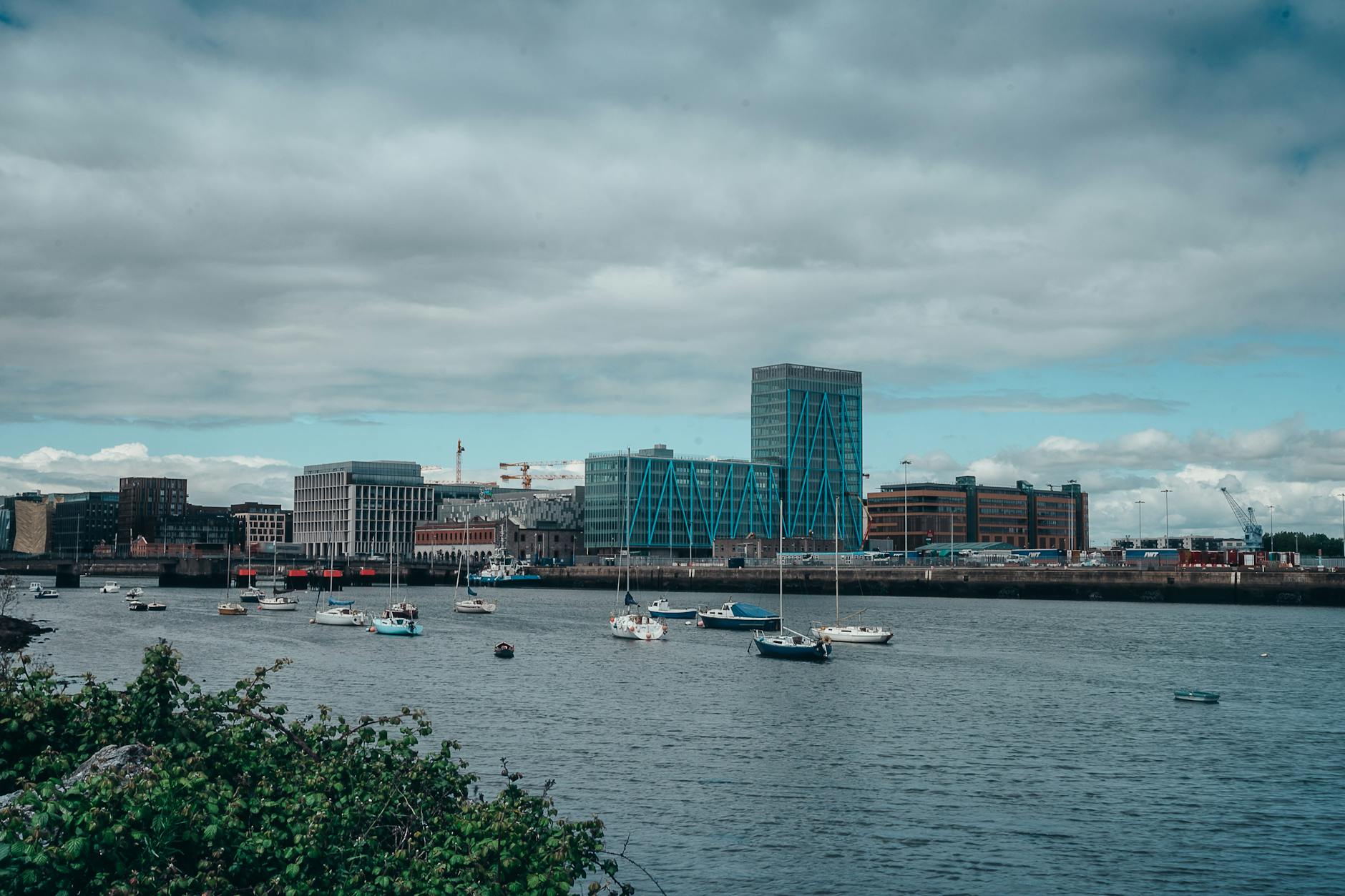 Belfast urban travel scene.