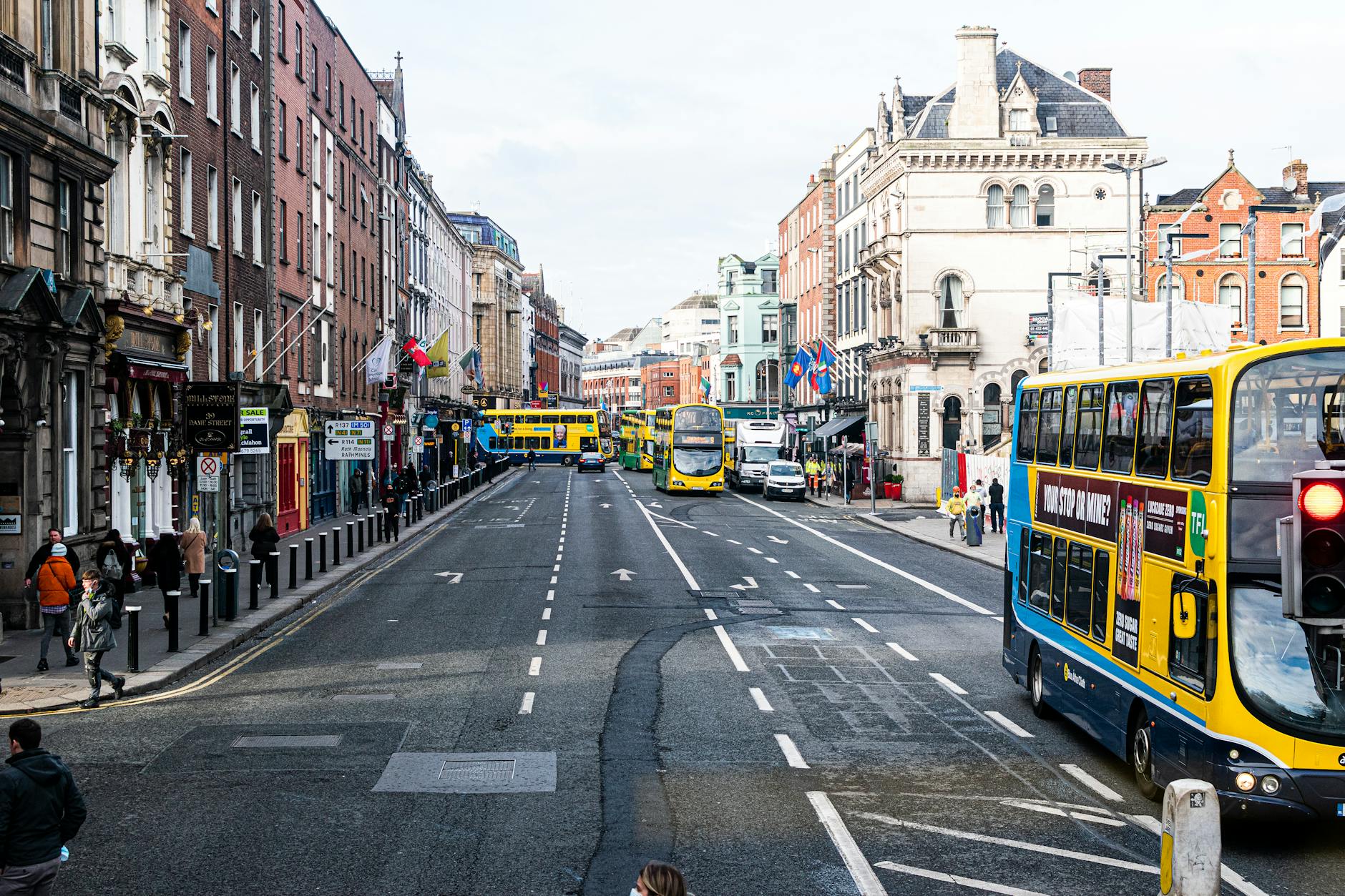 Belfast city scene for deal team movement planning.
