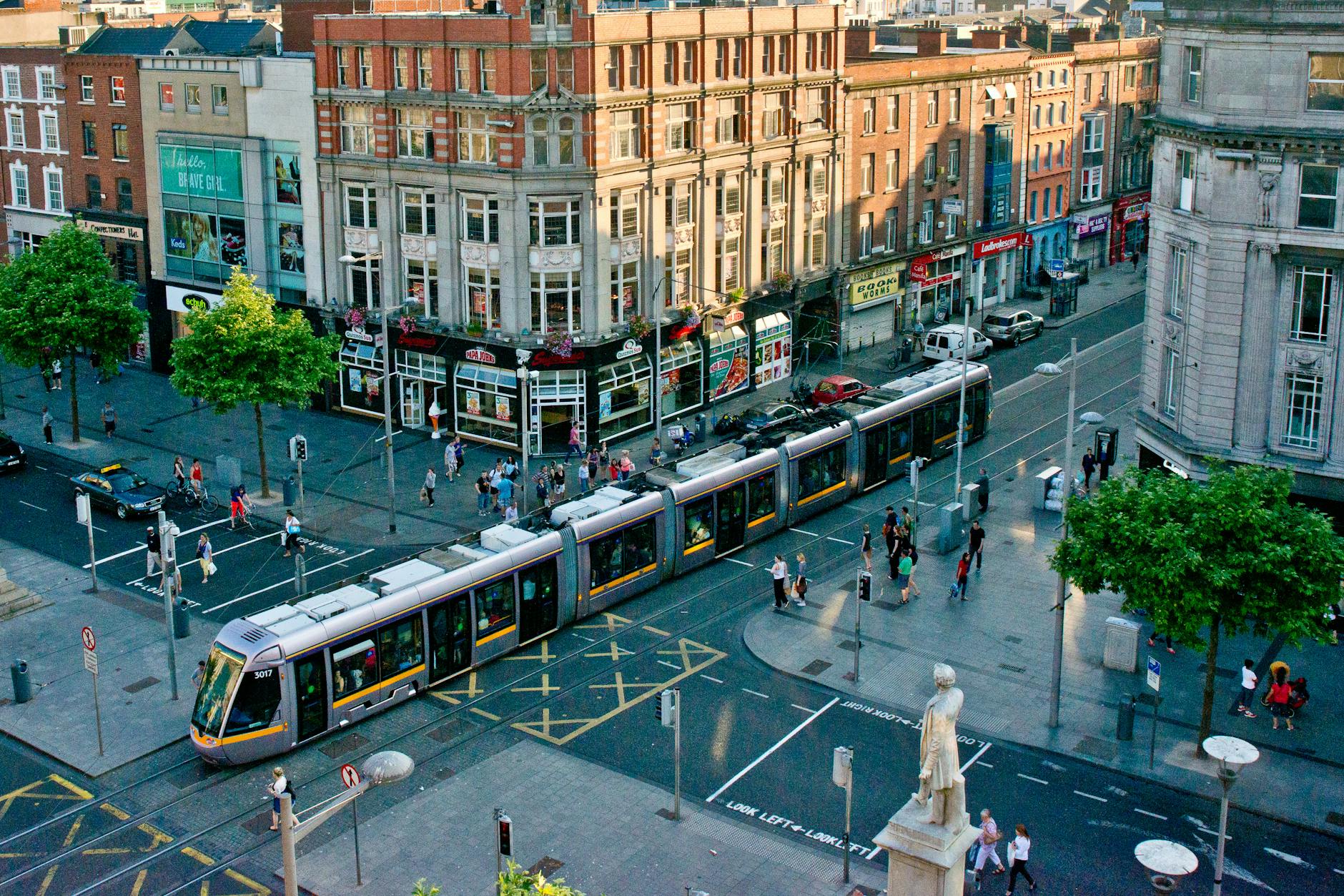 Belfast city travel image for sales planning.