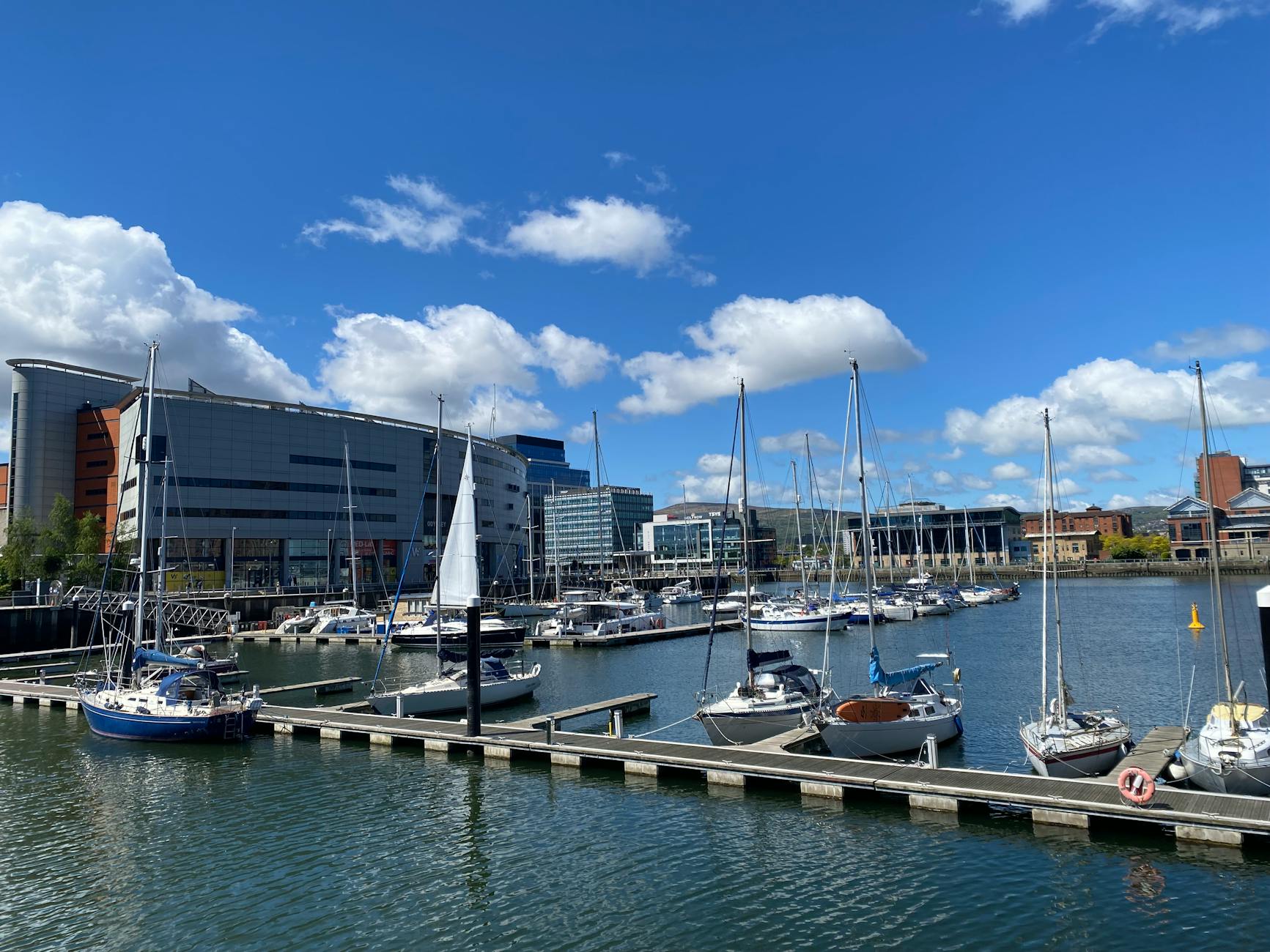 Belfast travel scene in Northern Ireland.