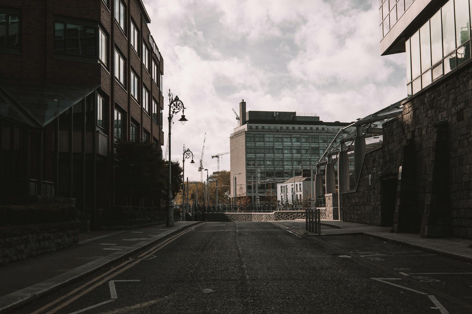 Belfast lodging and street context for NGO travel.