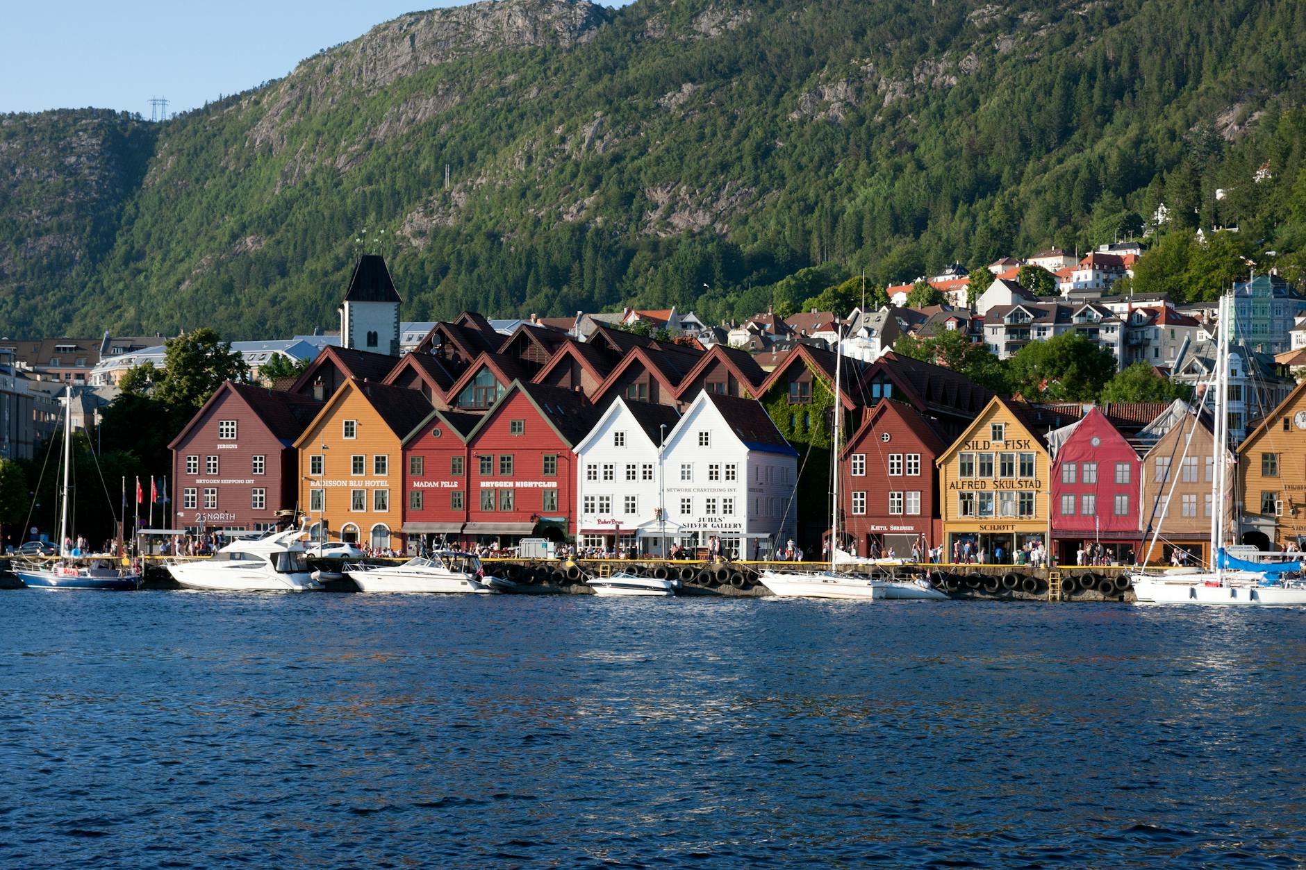 Bergen networking meal setting for academic conference planning.