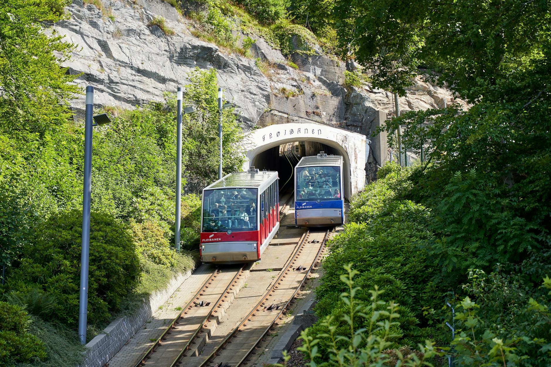 Bergen transport setting for airport and station transfer planning.