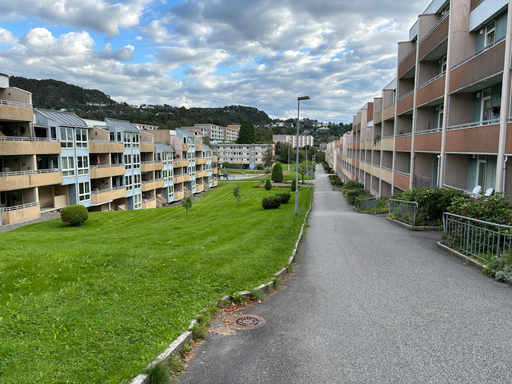 Residential Bergen area for creator visual route planning.