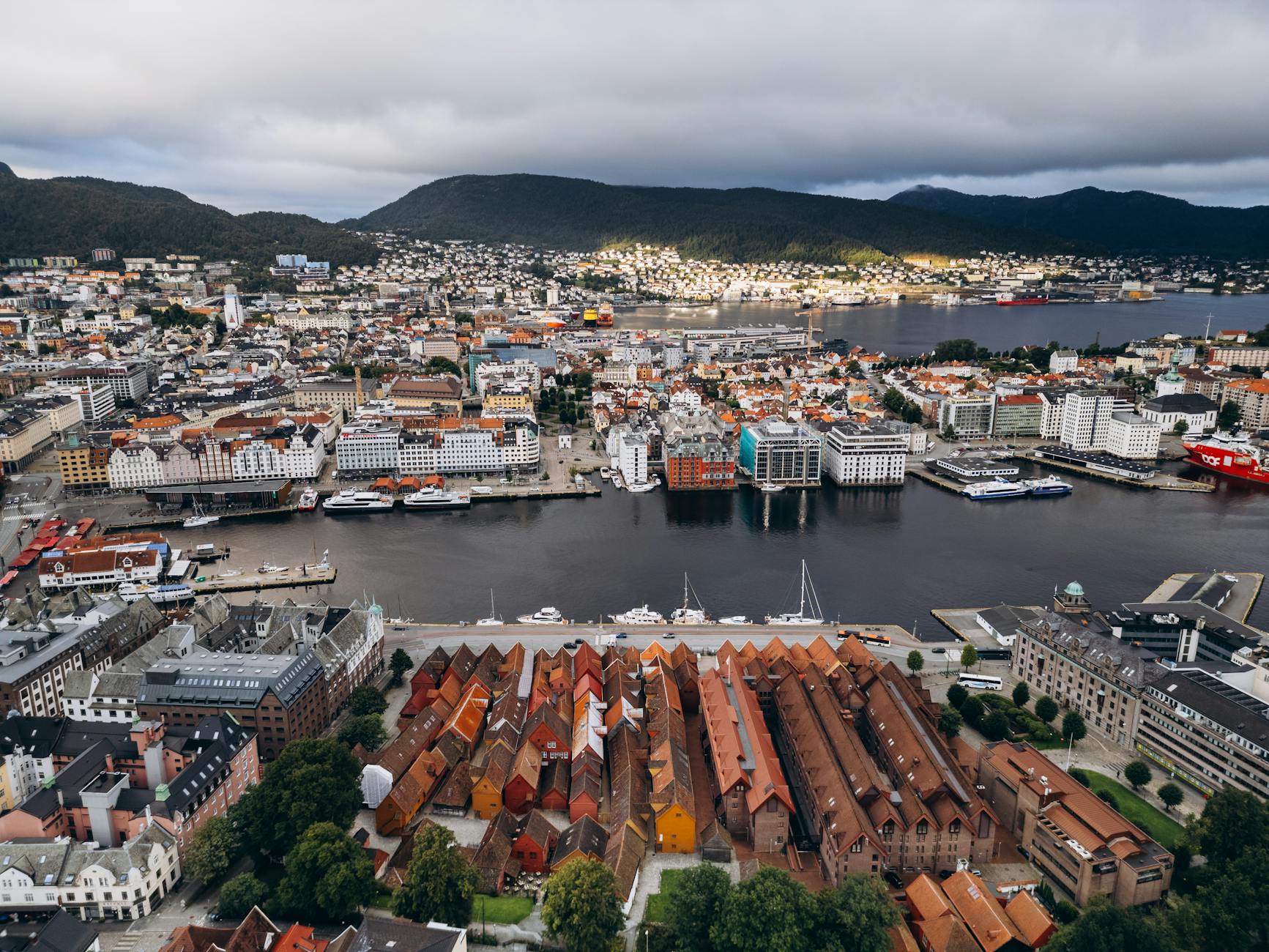 Bergen skyline for first-time visitor travel report planning.