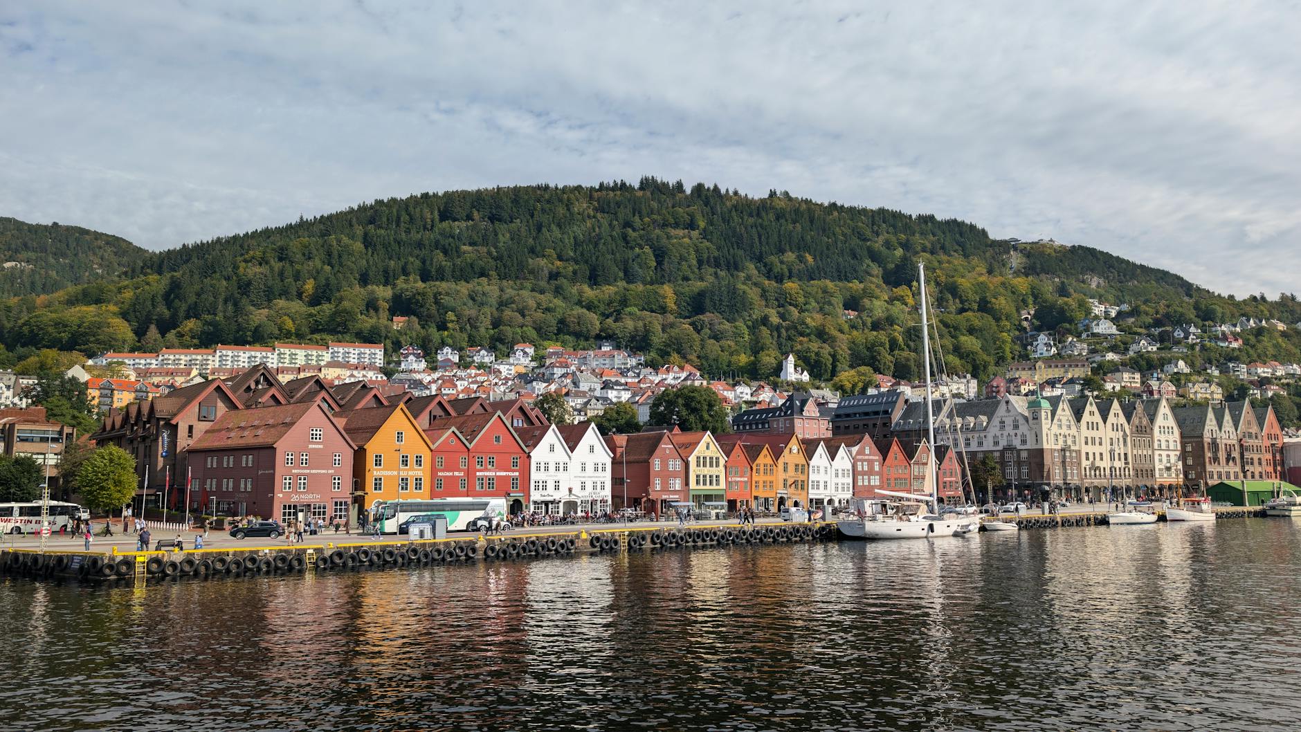 Bryggen wharf in Bergen for luxury traveler route planning.