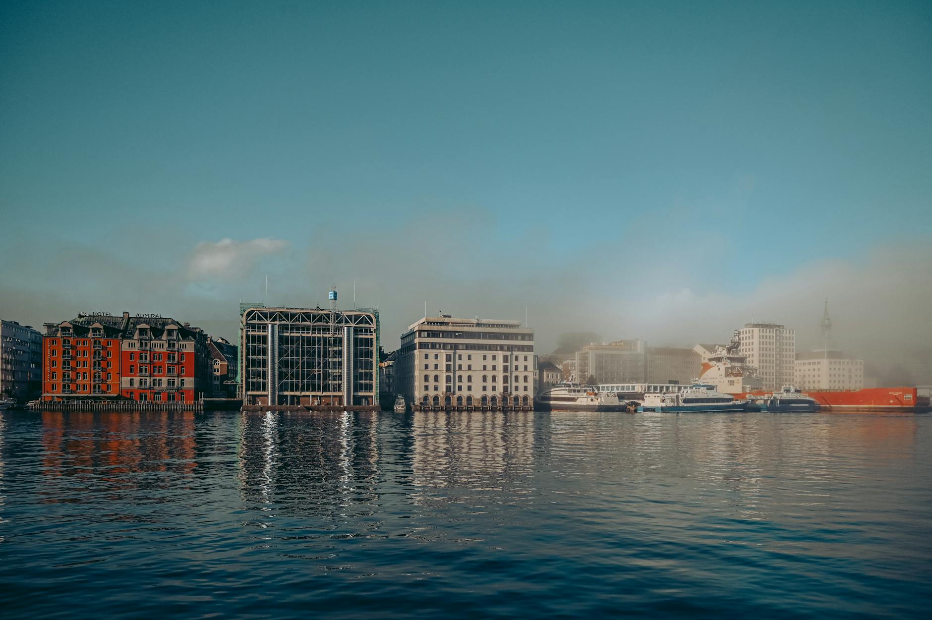Bergen hotel and harbor area for older traveler lodging planning.