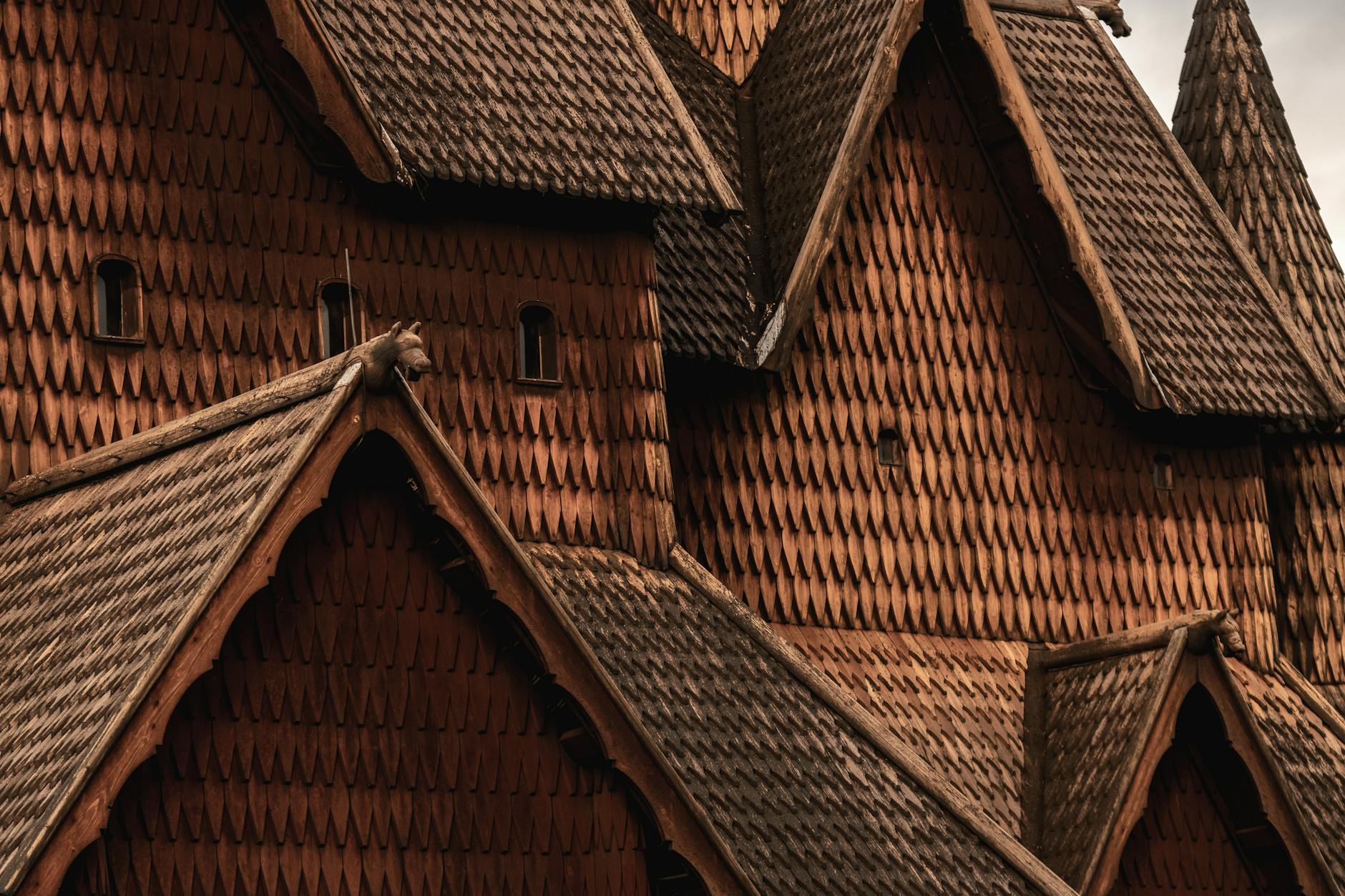 Historic wooden church exterior for pilgrimage quiet-time planning.
