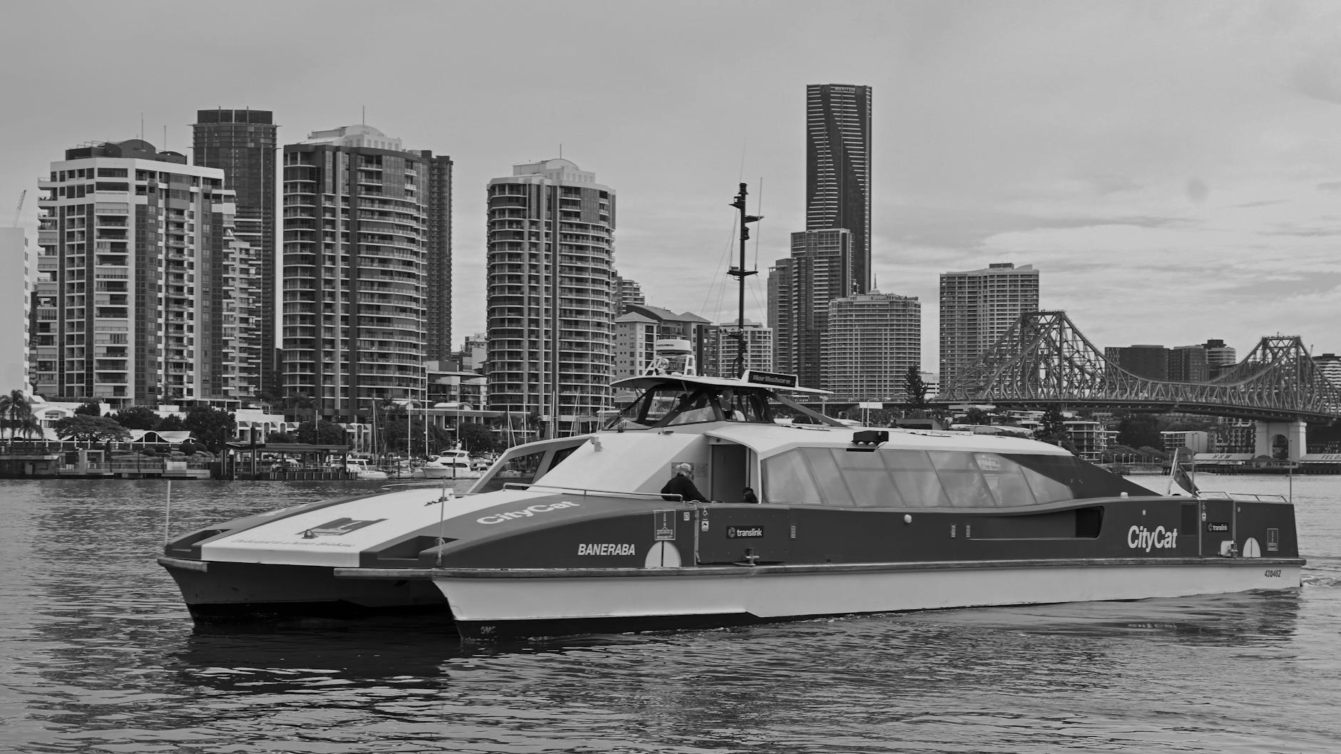CityCat ferry on the Brisbane River for solo traveler orientation.
