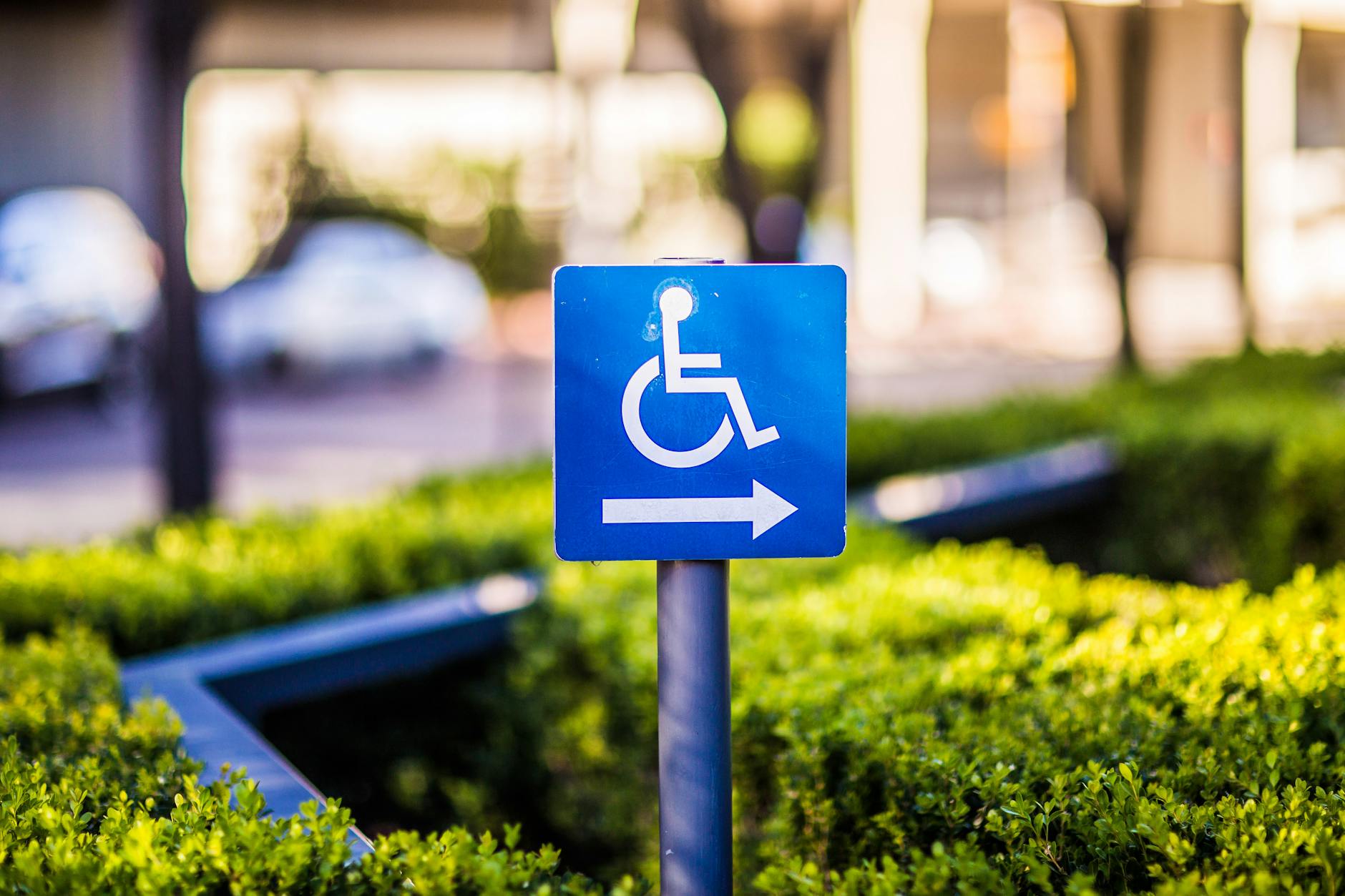 Accessible parking sign for Brisbane comfort and access planning.