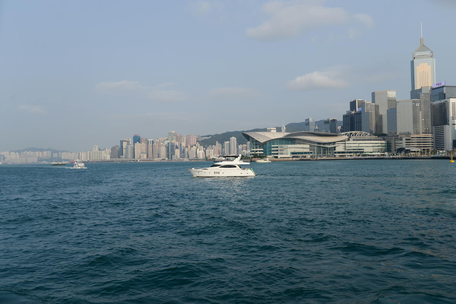 Central Hong Kong ferry and outdoor harbor-route planning context.