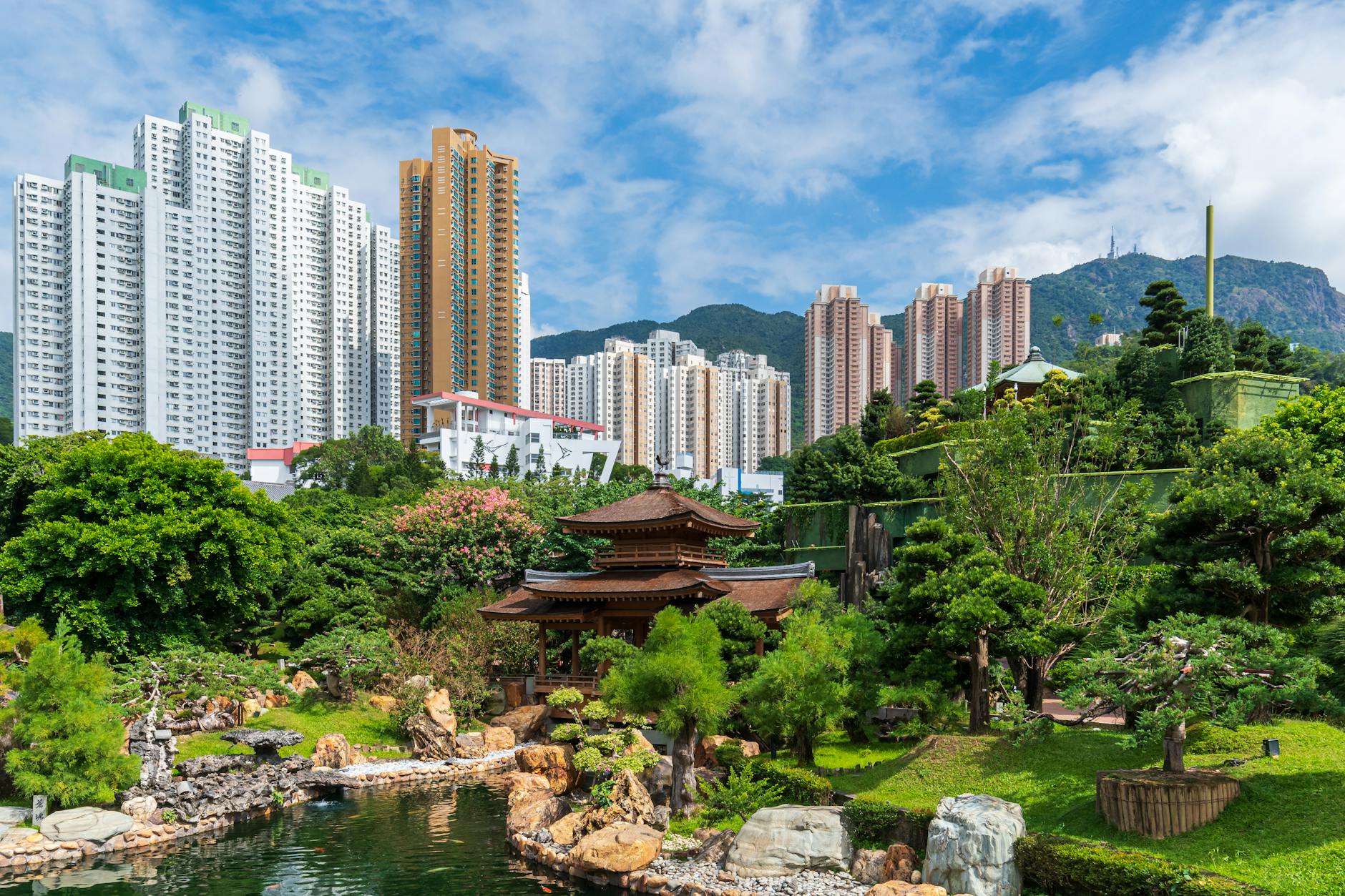 Central Hong Kong park and content creator planning context.
