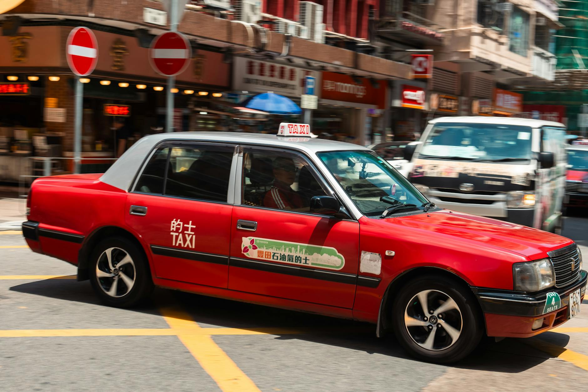 Hong Kong taxi and cruise port transfer planning context.