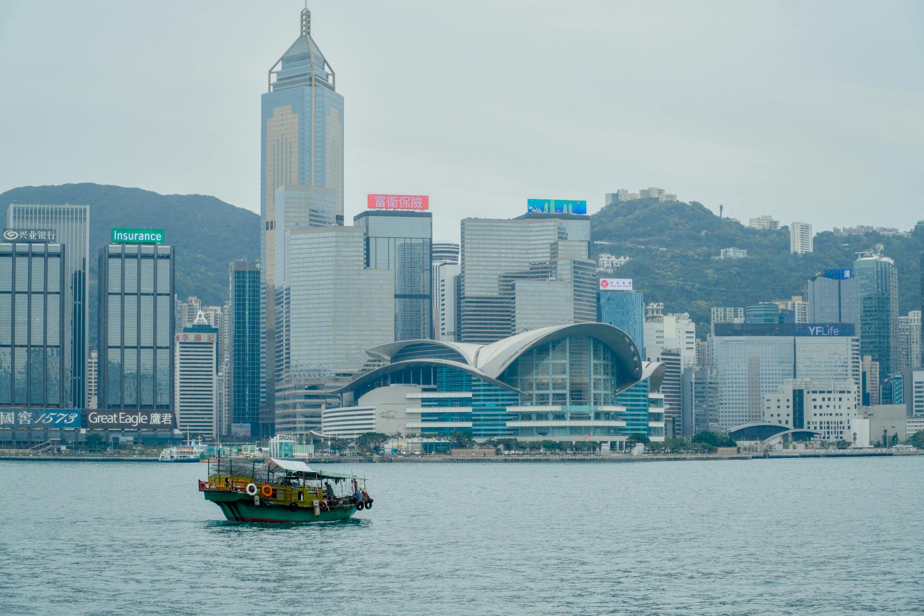 Central Hong Kong family traveler and harbor planning context.