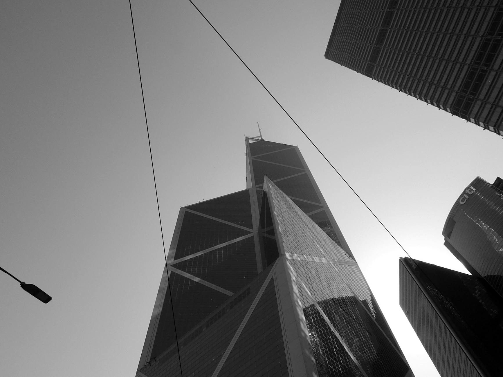 Central Hong Kong banking towers and investor hotel-planning context.