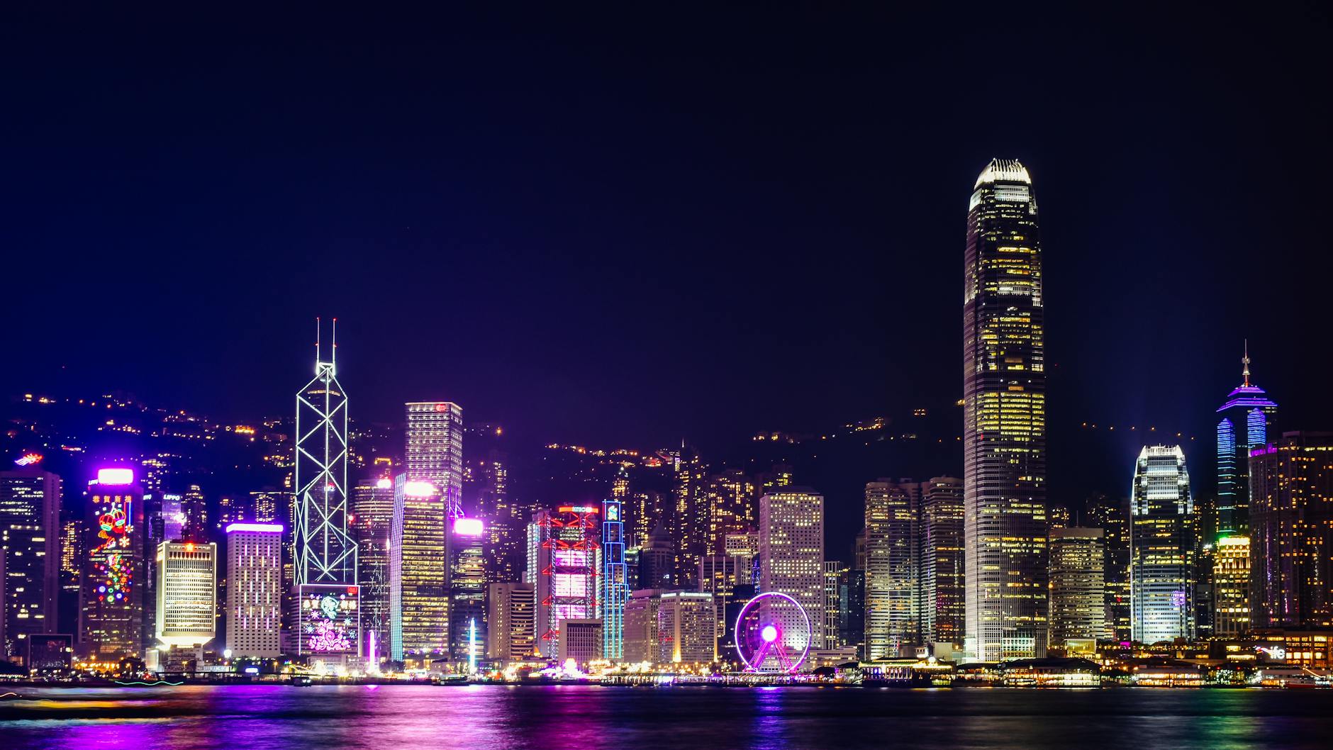 Central Hong Kong nightlife traveler and skyline planning context.