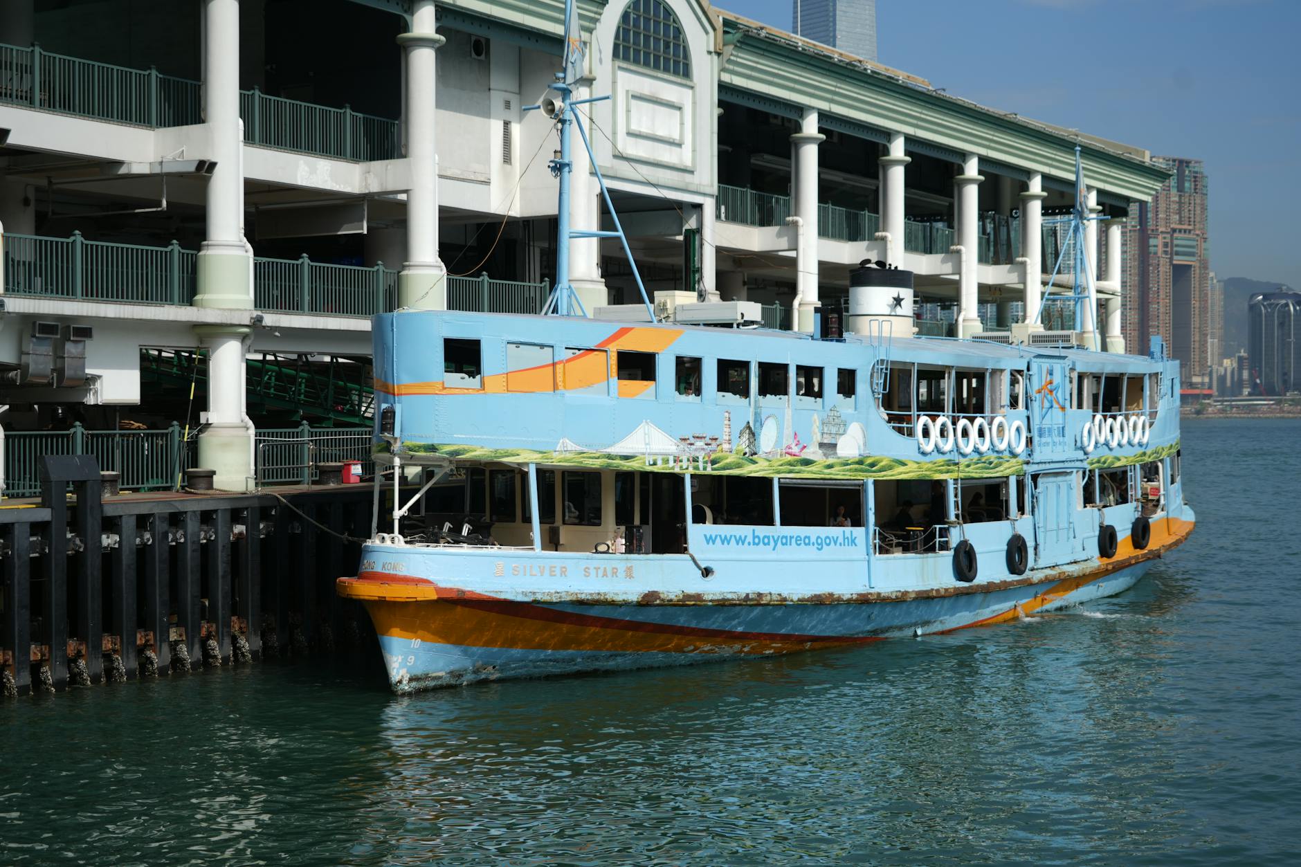 Central Hong Kong ferry and mobility-aware transport planning context.