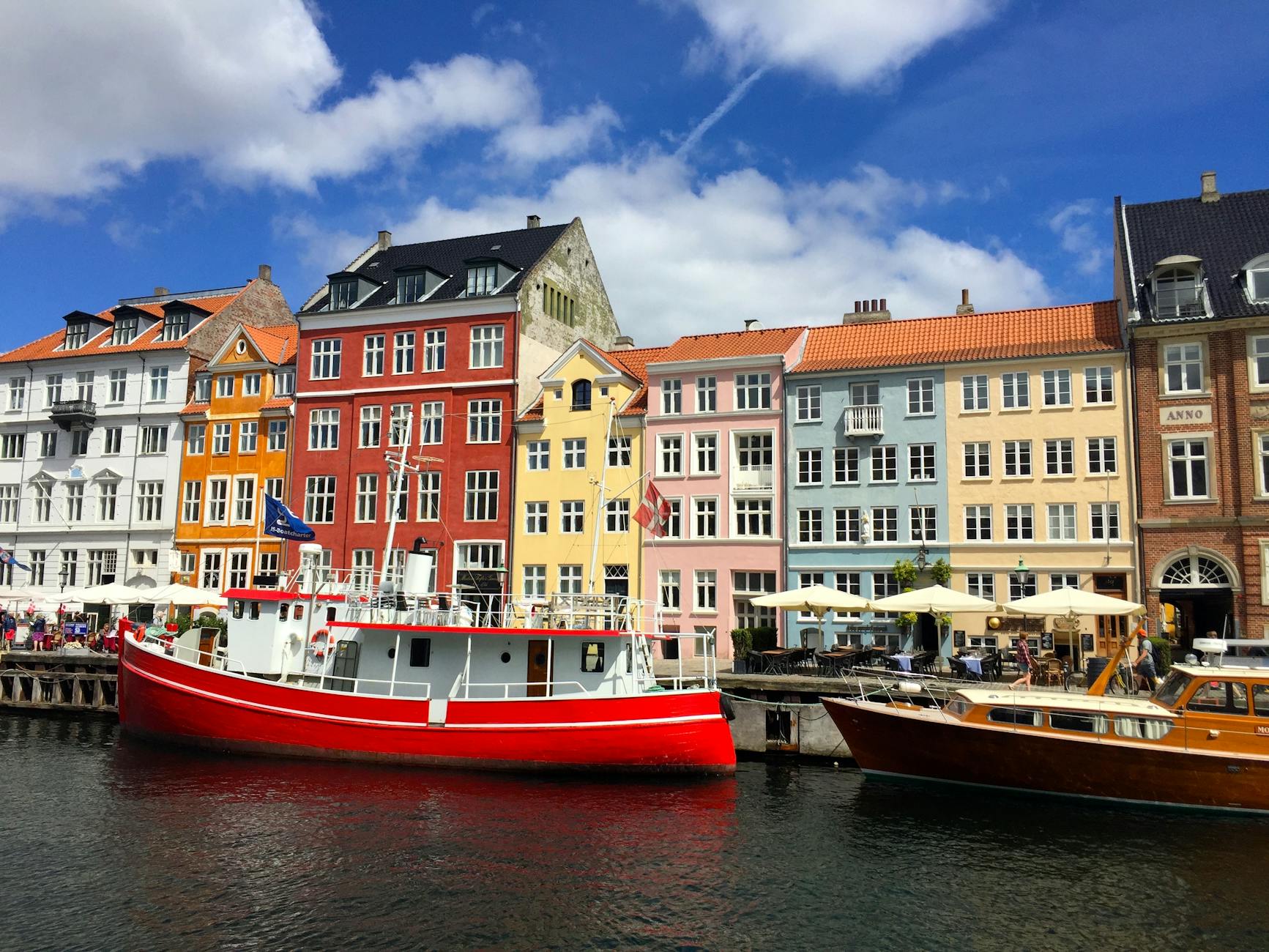 Nyhavn canal in Copenhagen for outdoor travel planning.