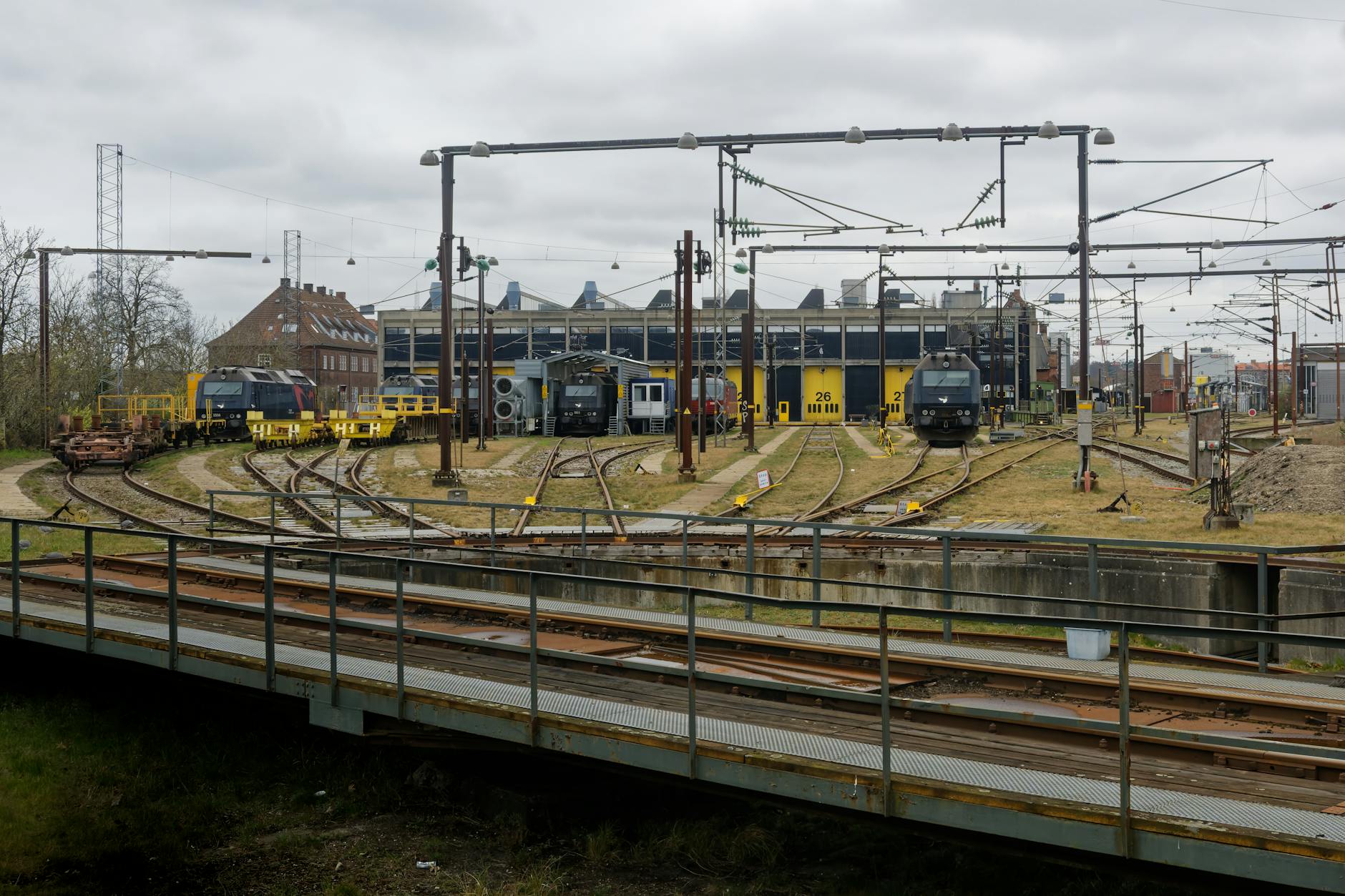 Copenhagen rail infrastructure for conference departure planning.
