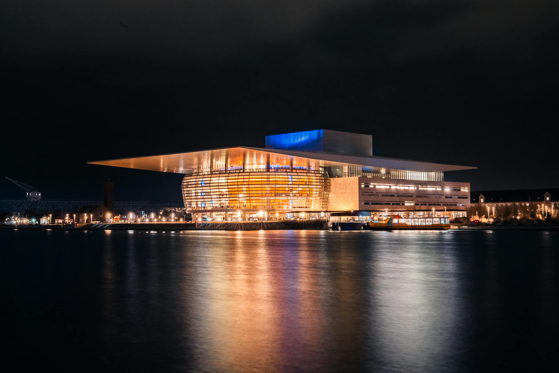 Copenhagen waterfront architecture for conference venue area planning.