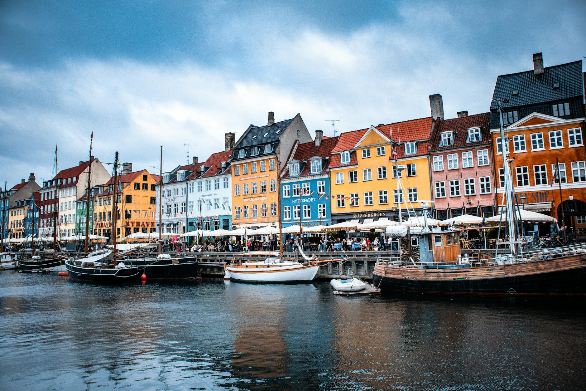Nyhavn harbor in Copenhagen for consultant route planning.