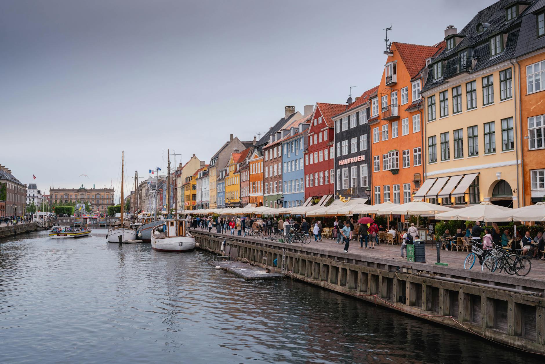 Nyhavn canal in Copenhagen for consultant work-break planning.