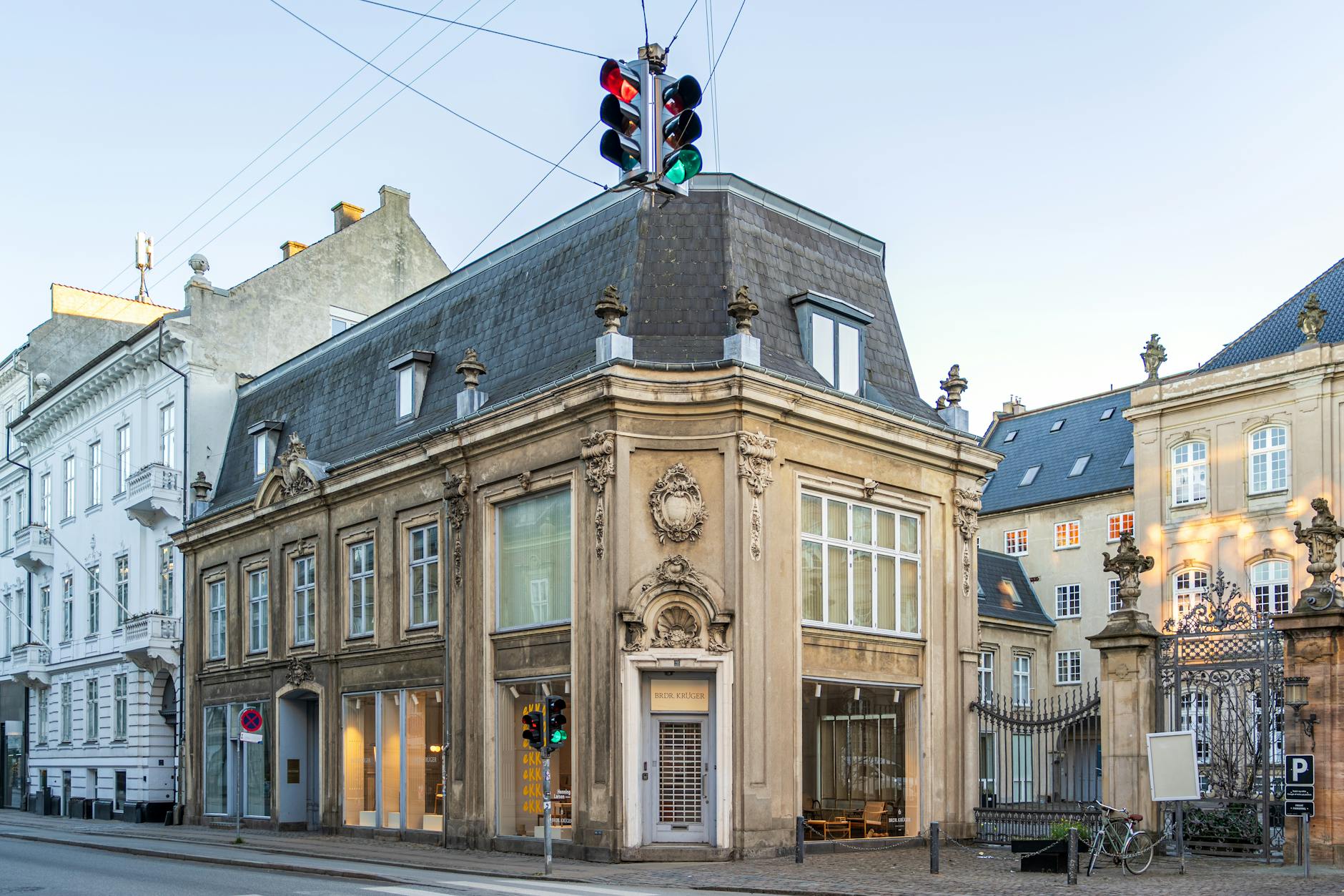 Historic Copenhagen building for consultant hotel area planning.