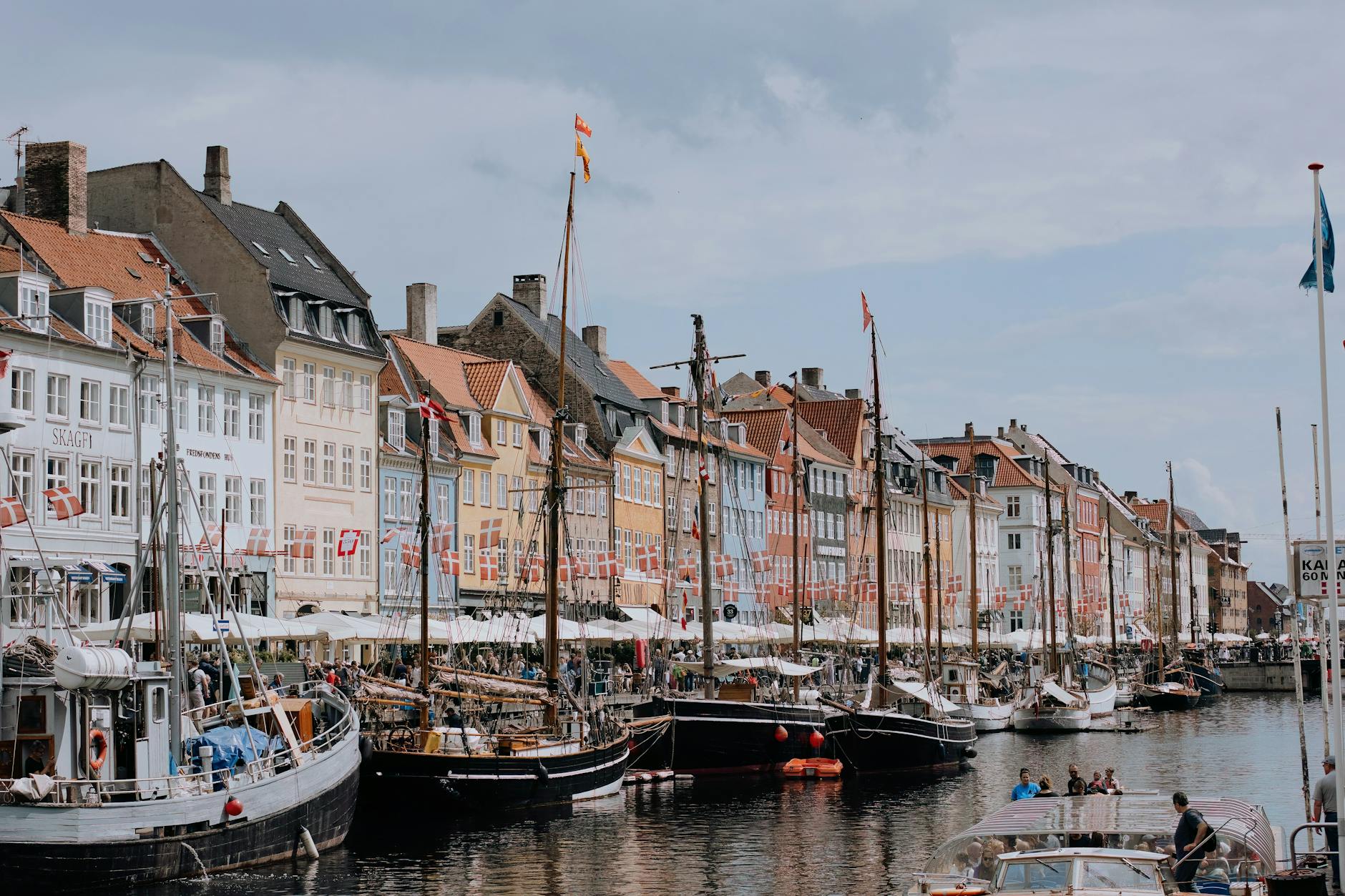 Nyhavn waterfront in Copenhagen for content creator planning.