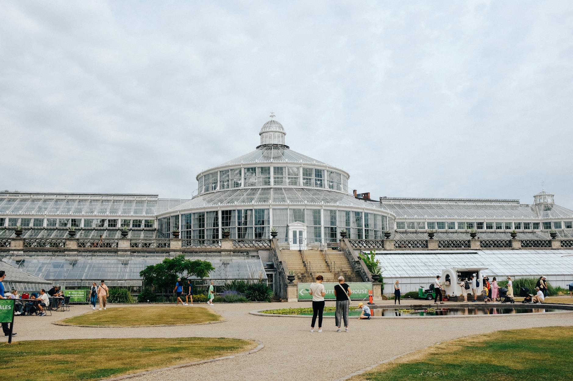 Copenhagen greenhouse park for family travel report planning.