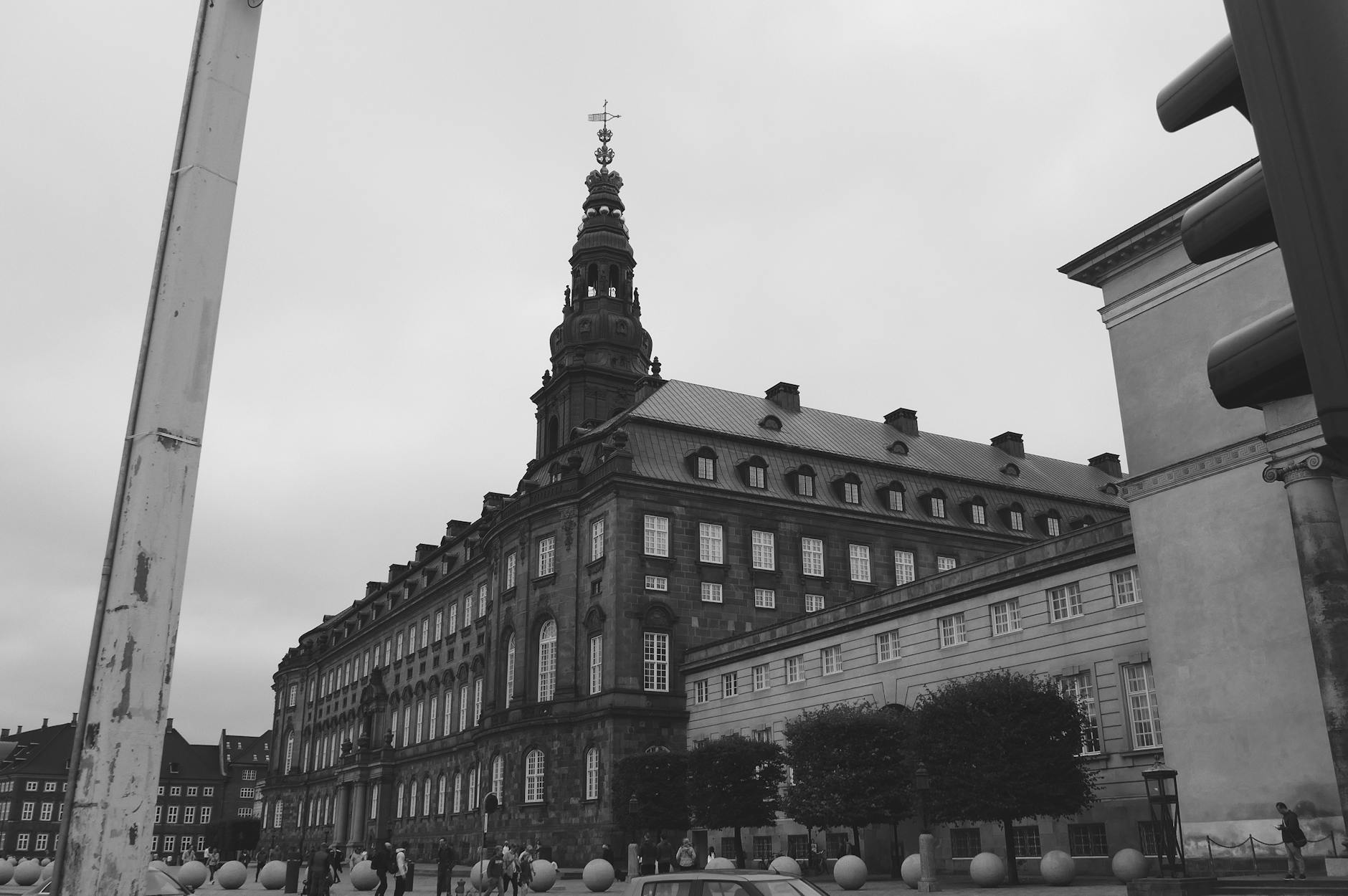 Christiansborg Palace in Copenhagen for first-time landmark planning.
