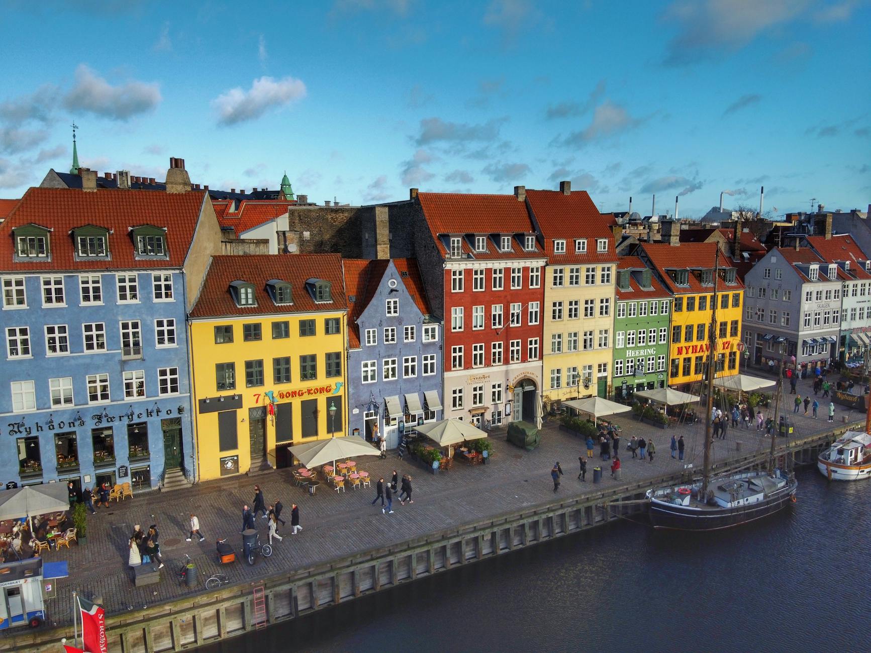Nyhavn waterfront in Copenhagen for investor trip planning.
