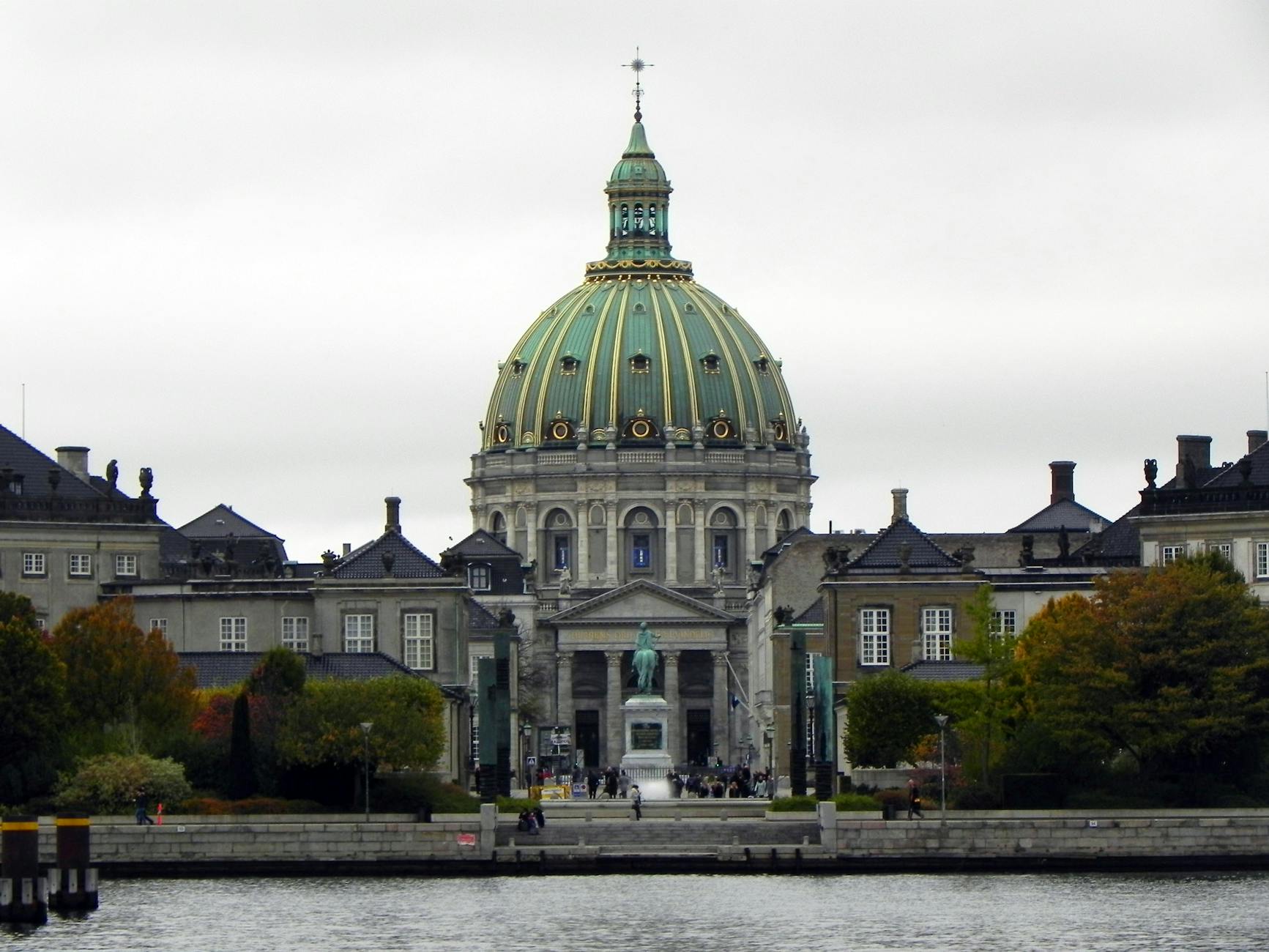 Frederik's Church dome in Copenhagen for cultural pacing planning.