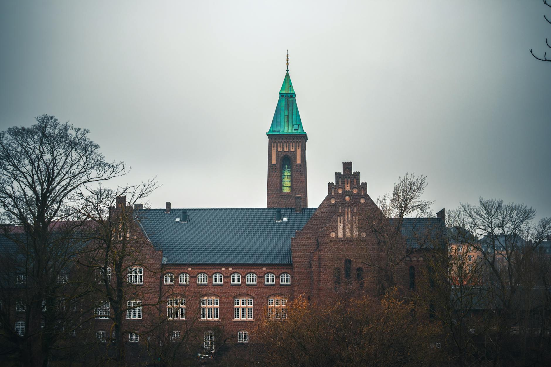Historic Copenhagen church building for opening-hour planning.