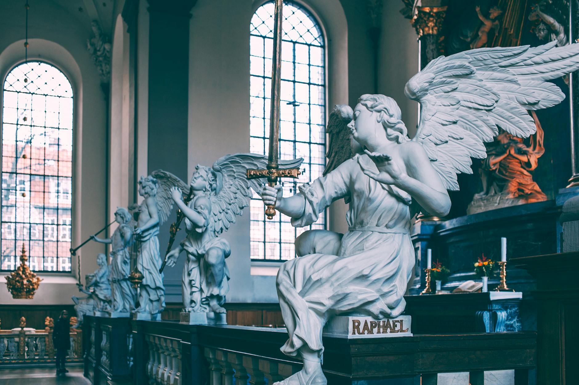 Church of Our Saviour interior detail in Copenhagen for access planning.