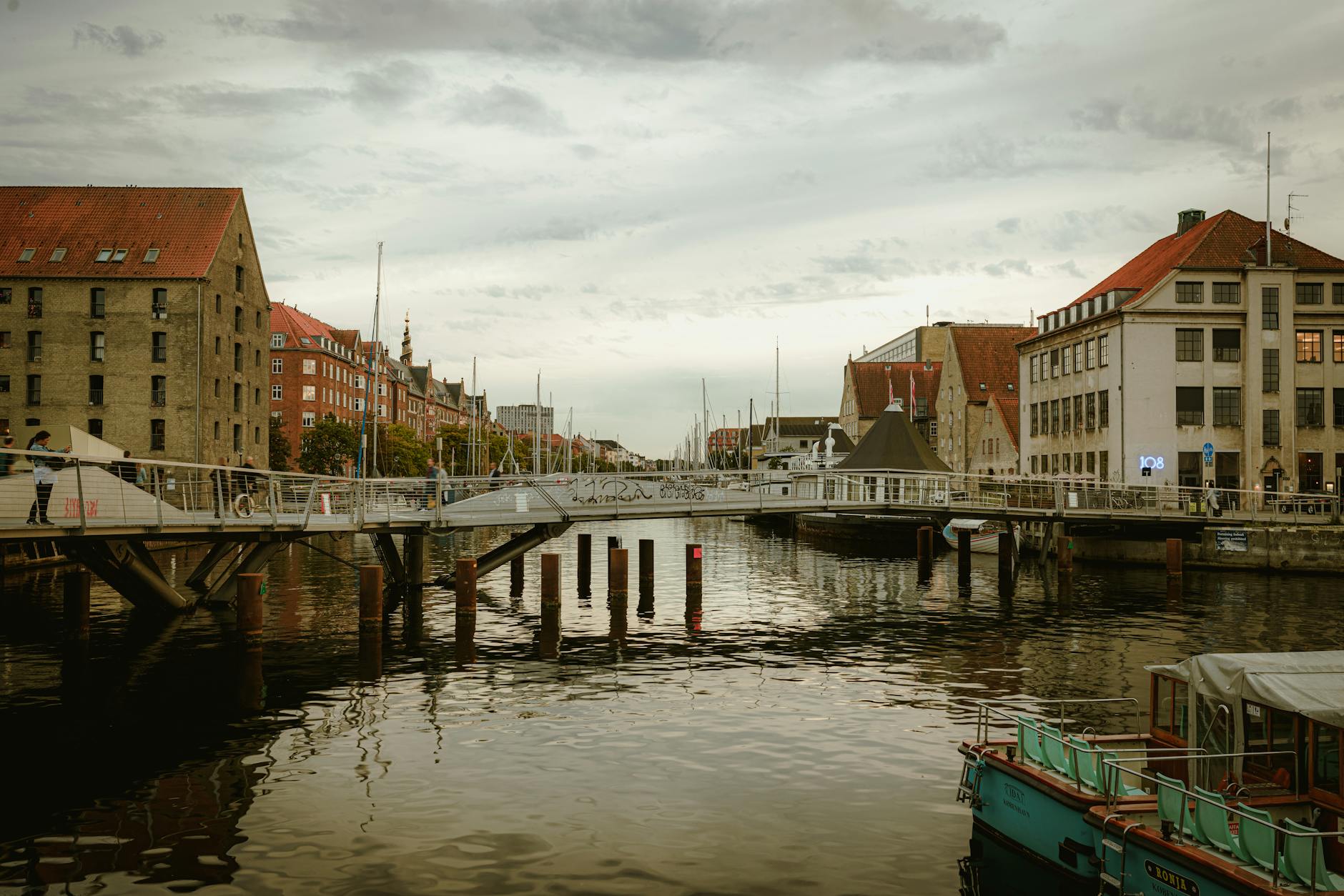 Copenhagen canal bridge at sunset for solo travel report planning.