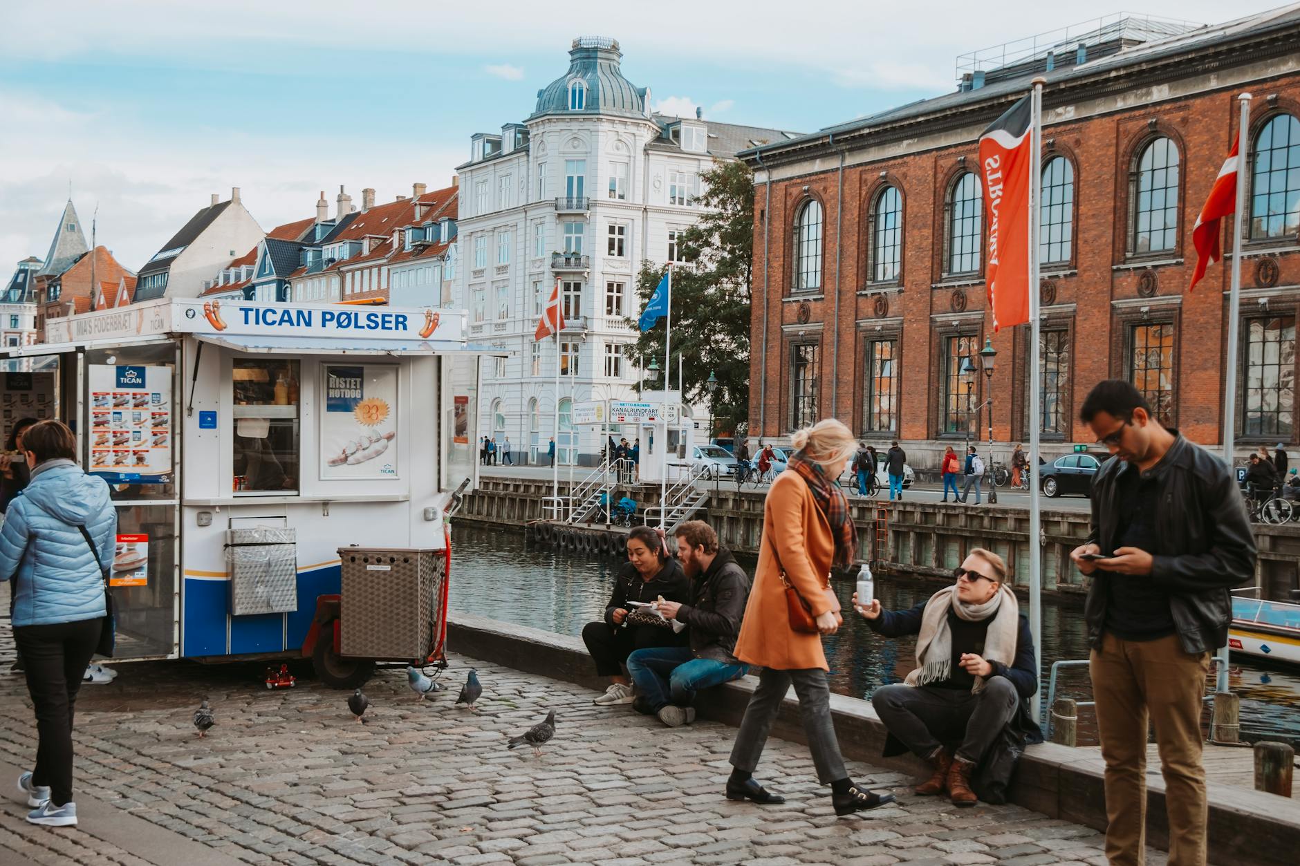 Copenhagen street food scene for student social planning.