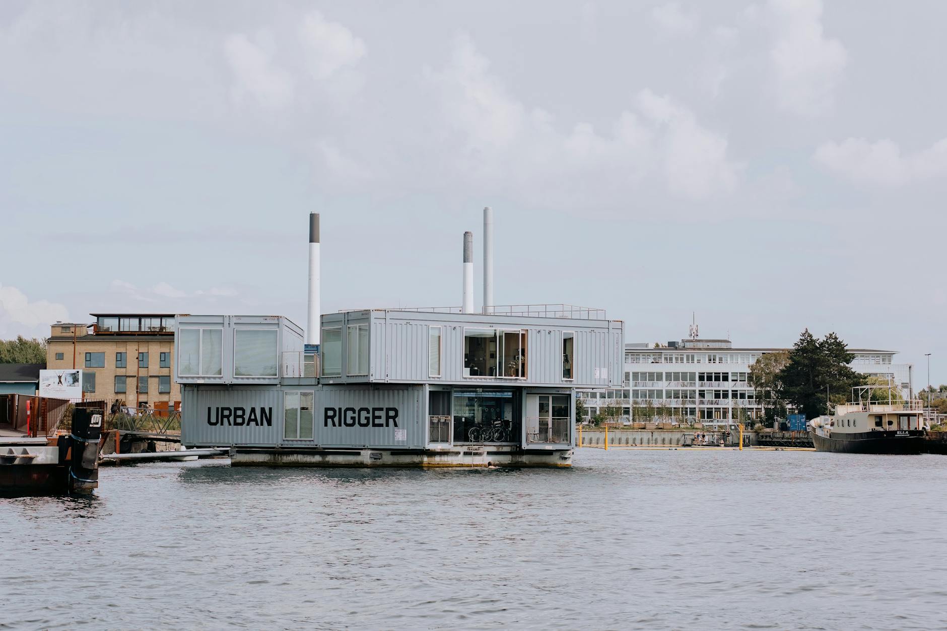 Floating student housing in Copenhagen for short program planning.