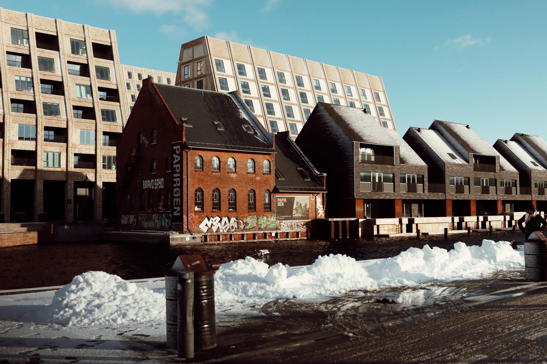 Copenhagen architecture in winter for student program schedule planning.