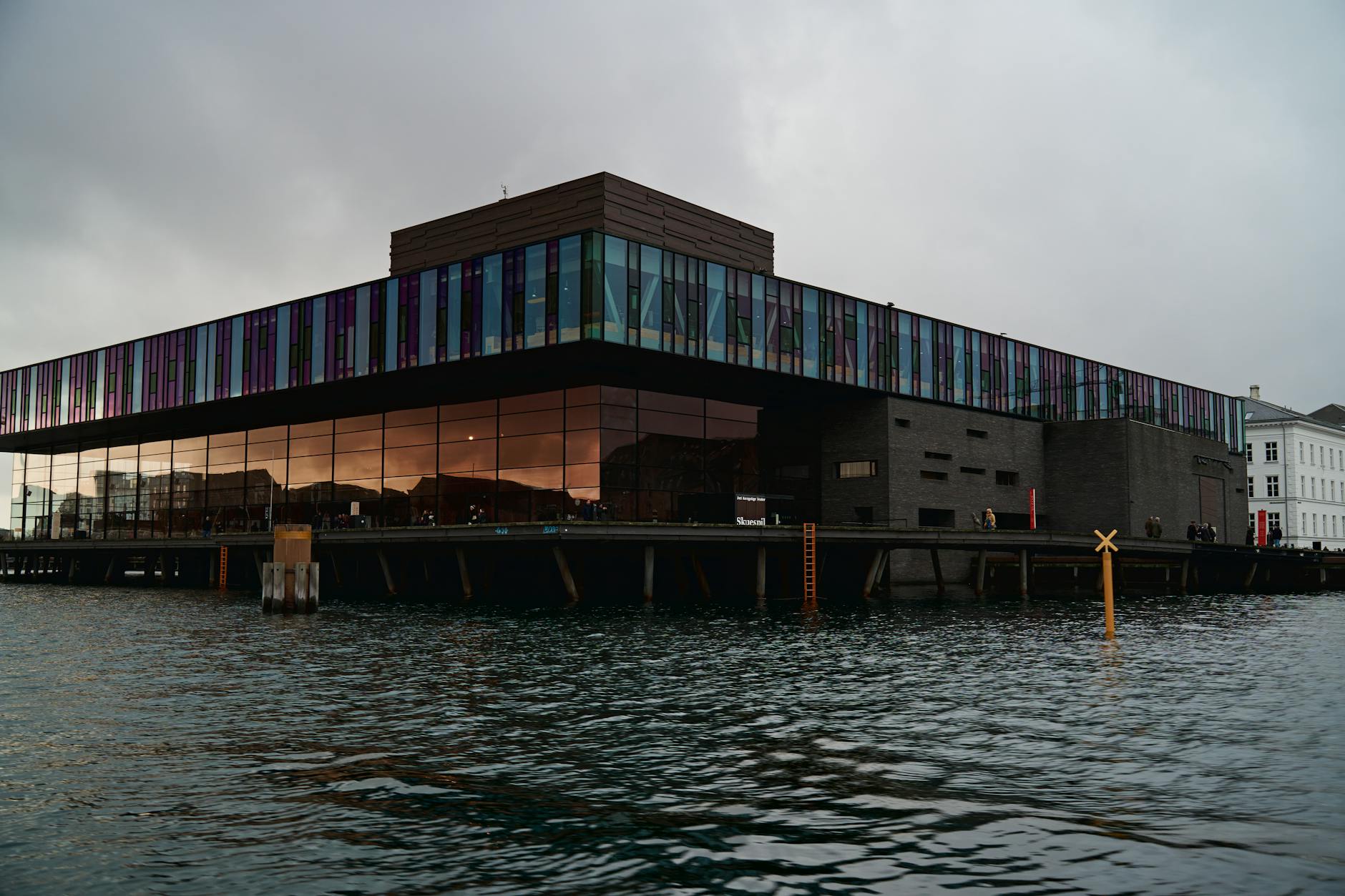 Modern Copenhagen waterfront building for trade-show venue planning.