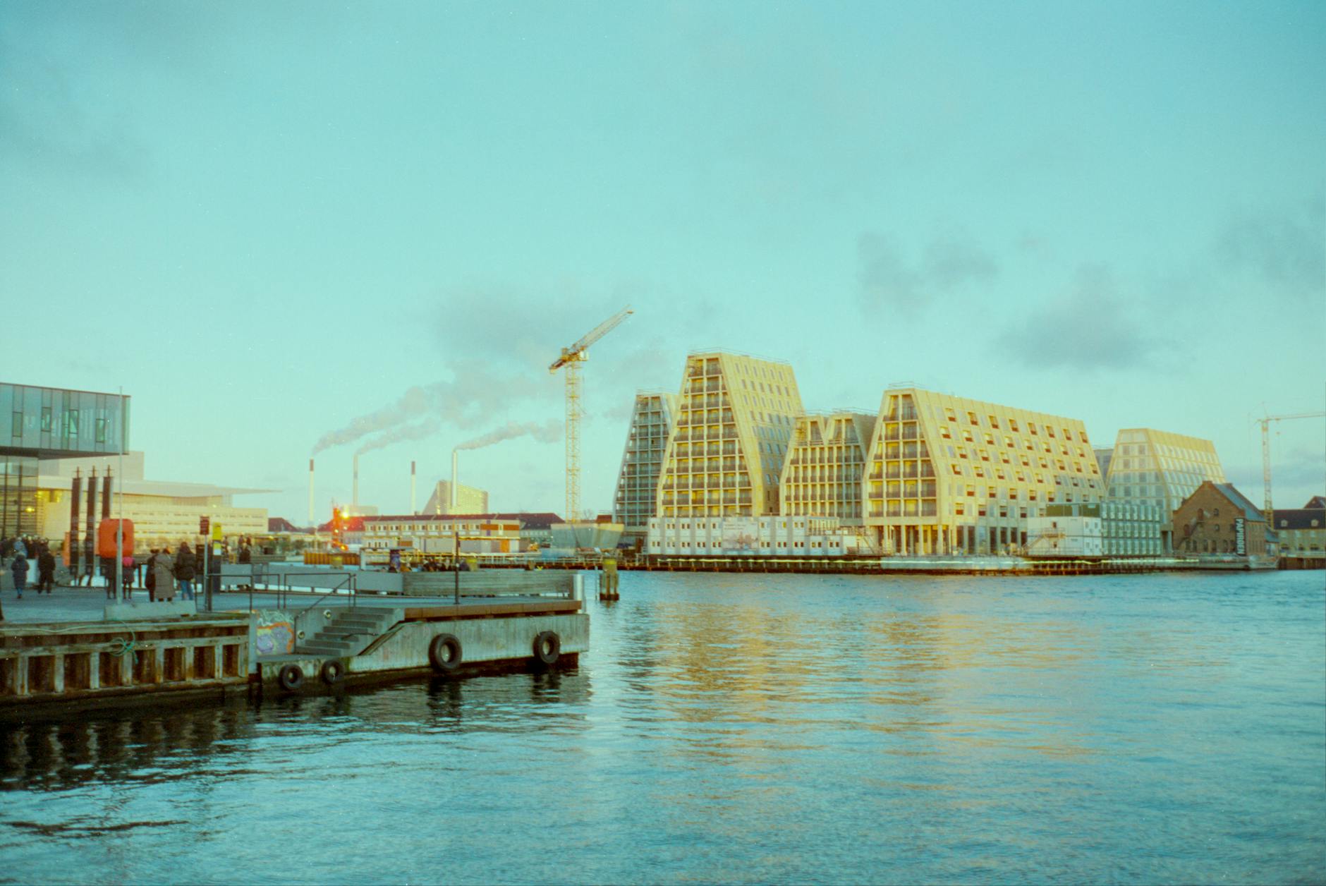 Contemporary Copenhagen canal architecture for trade-show report planning.