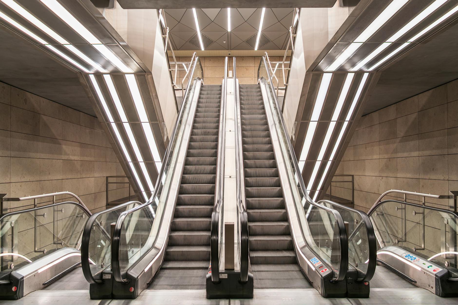 Modern Copenhagen metro station for stopover timing decisions.