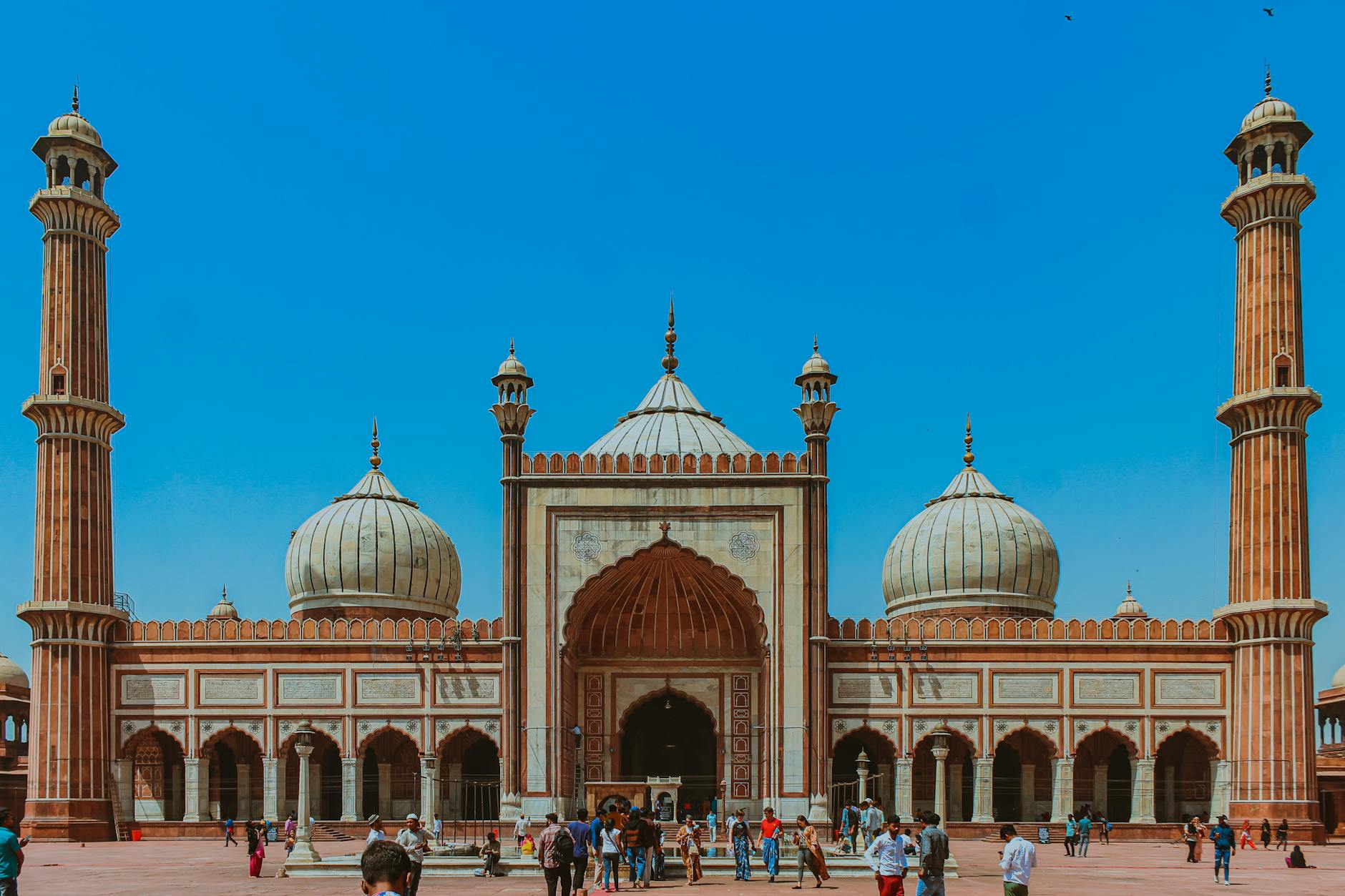 Jama Masjid in New Delhi for older traveler short-term travel report planning.