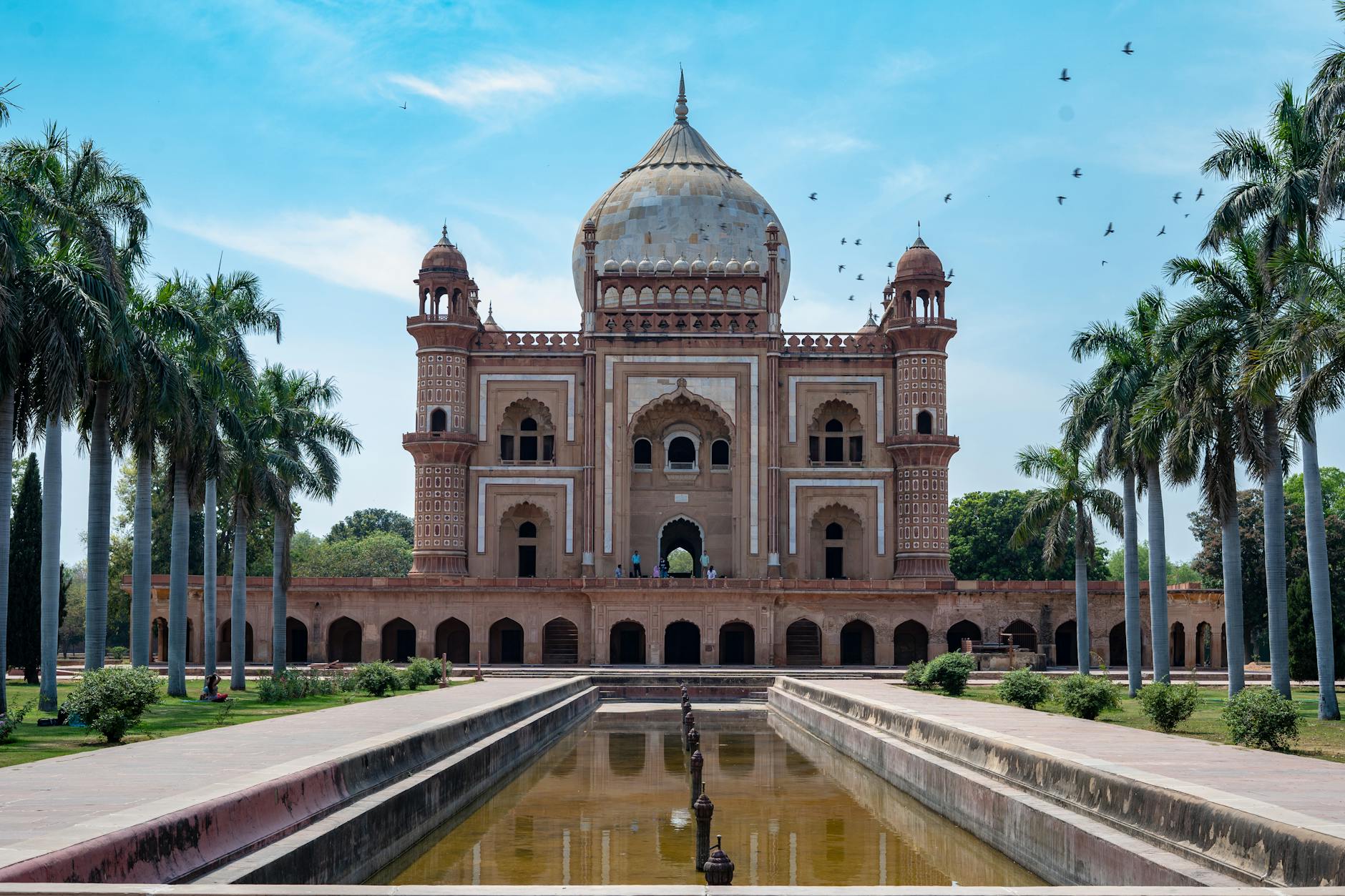 Safdarjung's Tomb and garden in New Delhi for older traveler planning.