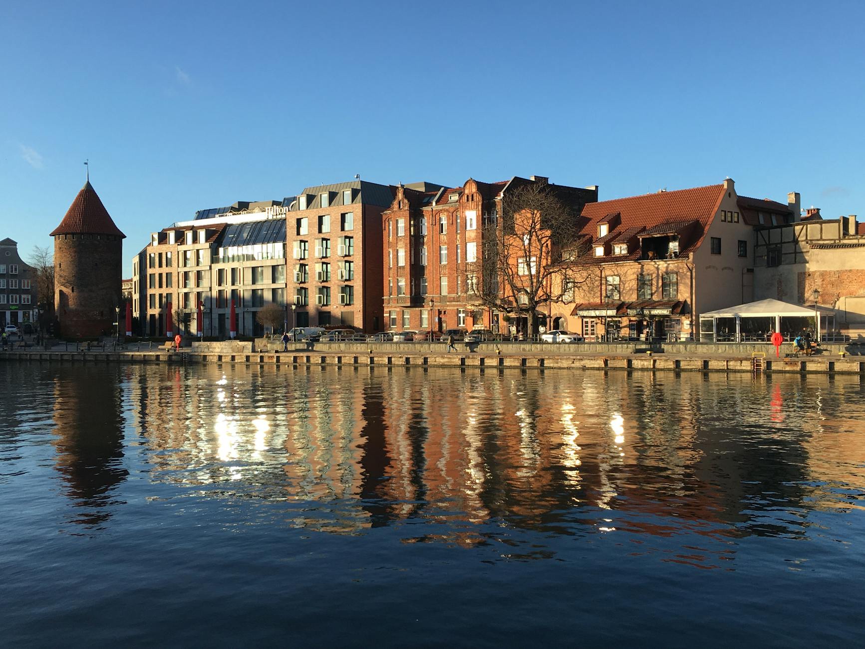 Gdansk old-town route for budget traveler lodging value planning.