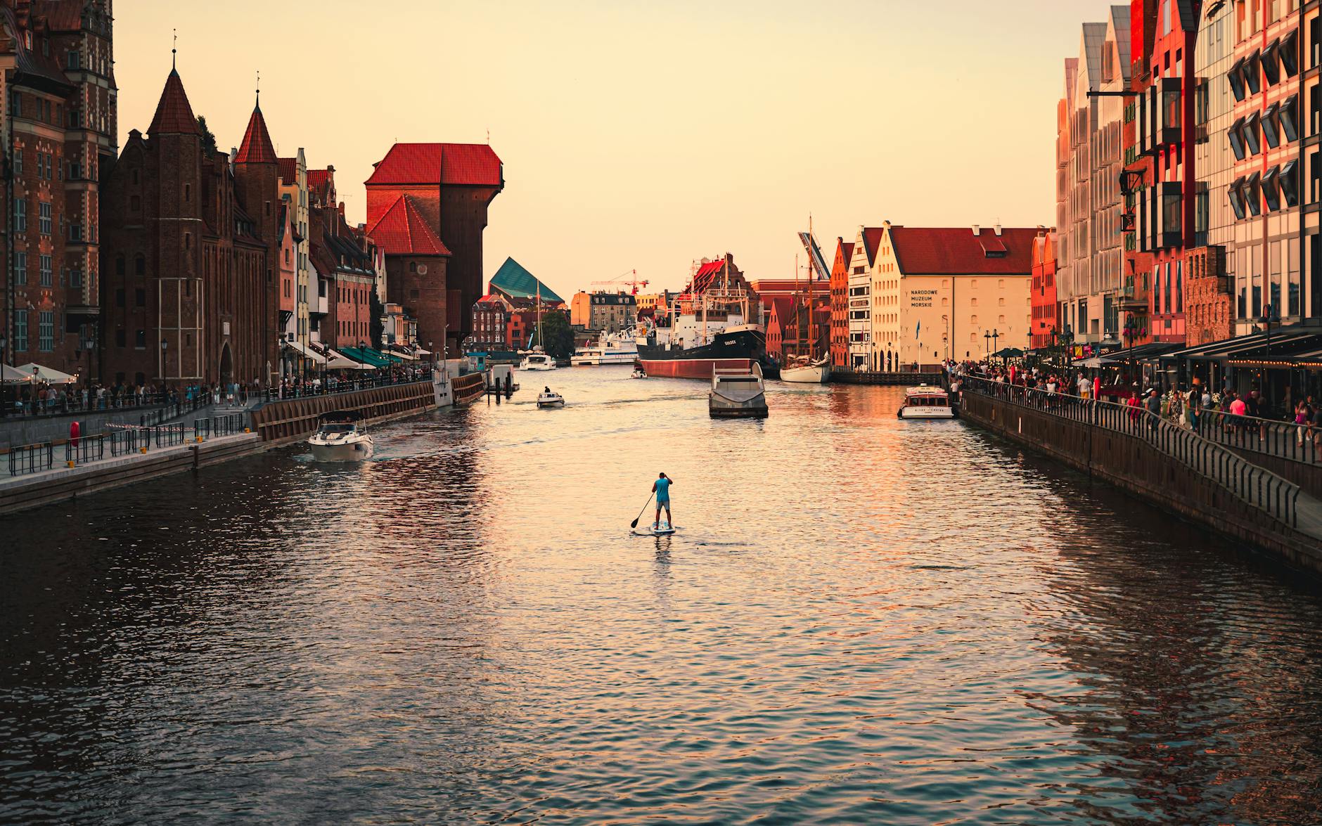 Gdansk waterfront business travel setting for short-stay planning.