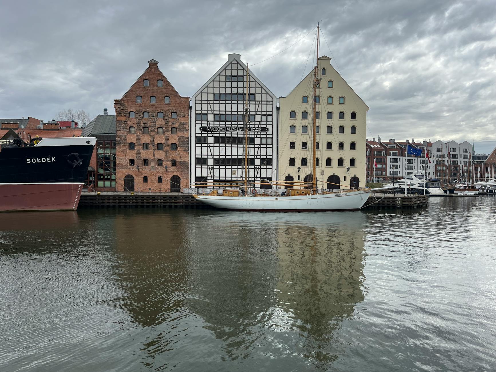 Gdansk skyline for consultant report planning.