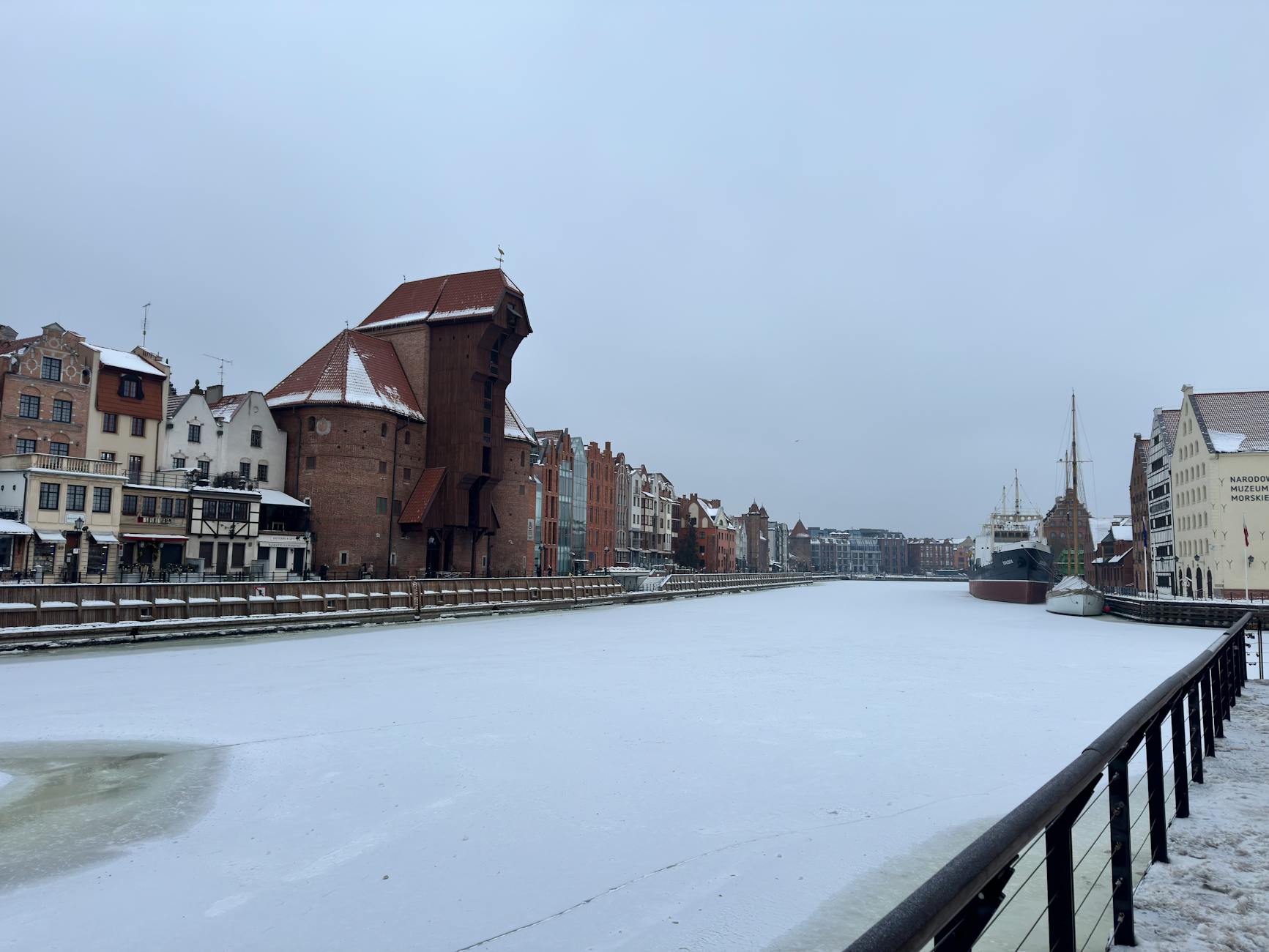 Gdansk waterfront weather for first-time visitor pacing planning.