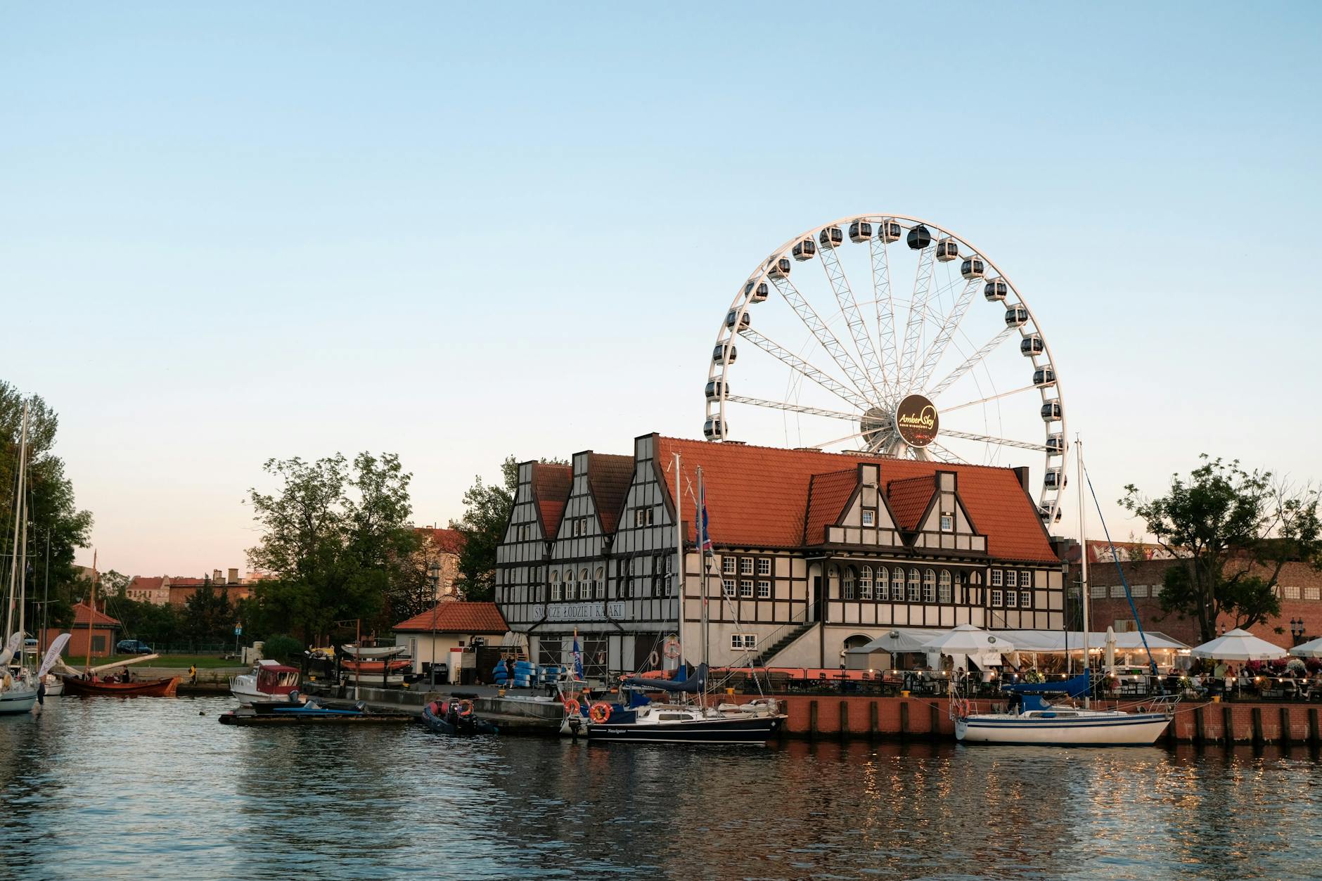Gdansk waterfront route for luxury transfer planning.