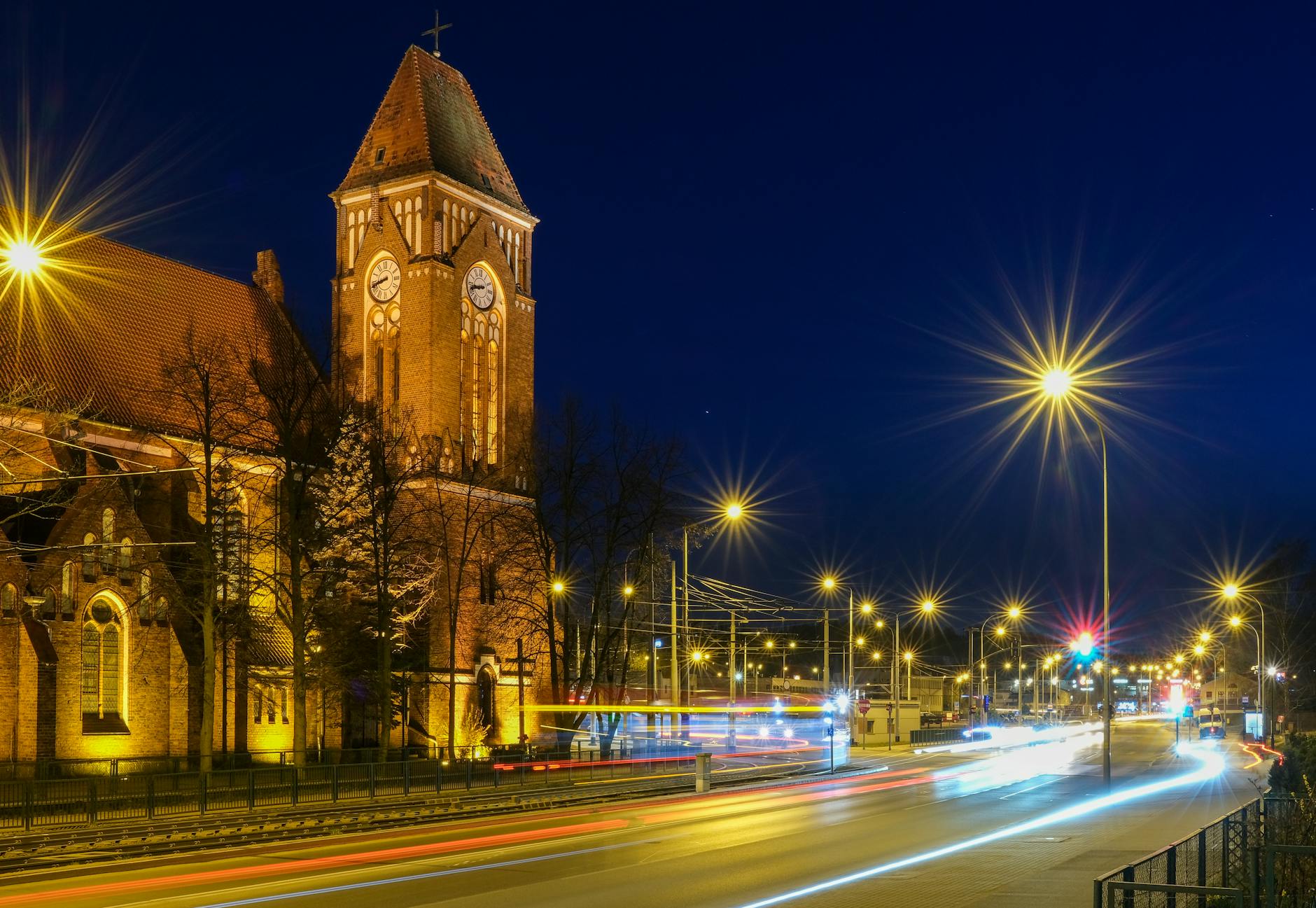 Gdansk church street for respectful pilgrimage photography planning.